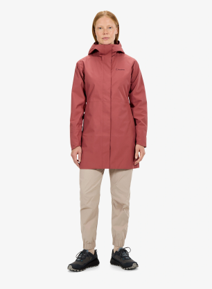 Regenjacke Damen Wasserdicht Berghaus Omeara Long Shell Jacket - corundum