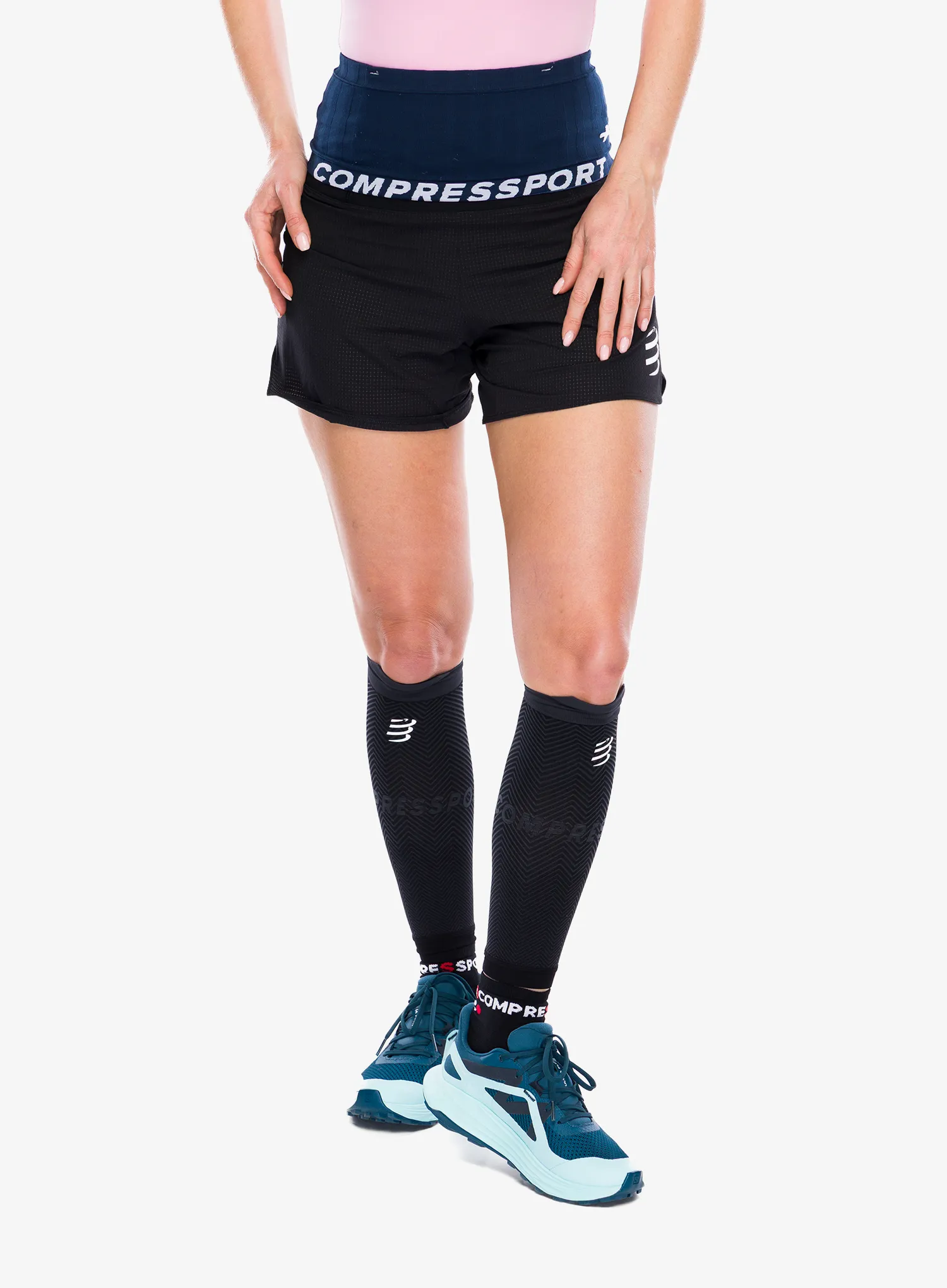 Laufgurt Compressport Free Belt - blues/indigo
