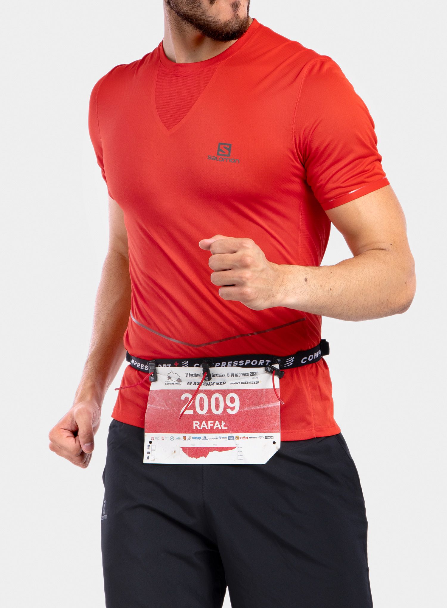 Laufgurt Compressport Race Belt - black