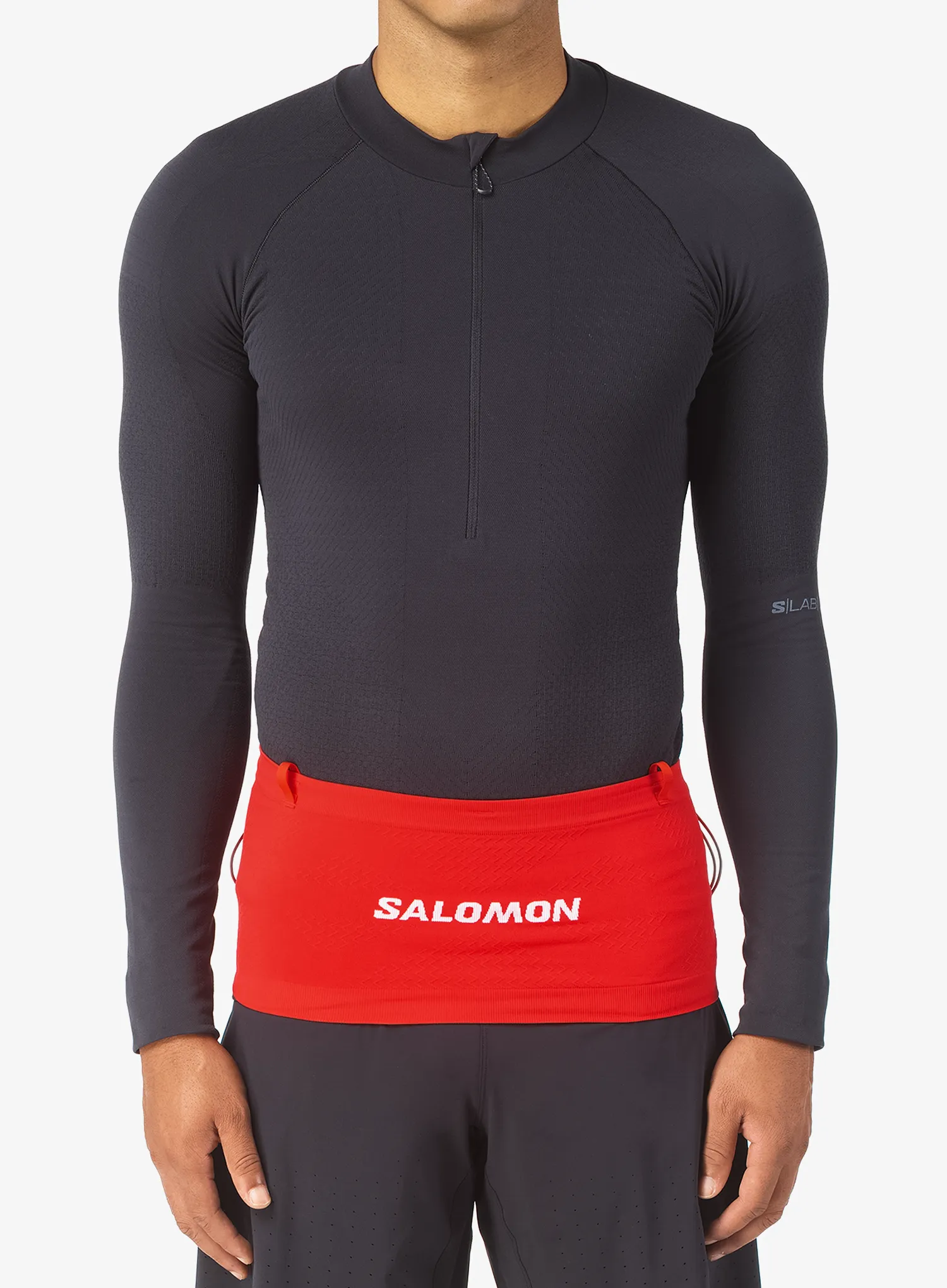 Laufgurt Salomon Adv Skin Seamless Belt - flame scarlet/white