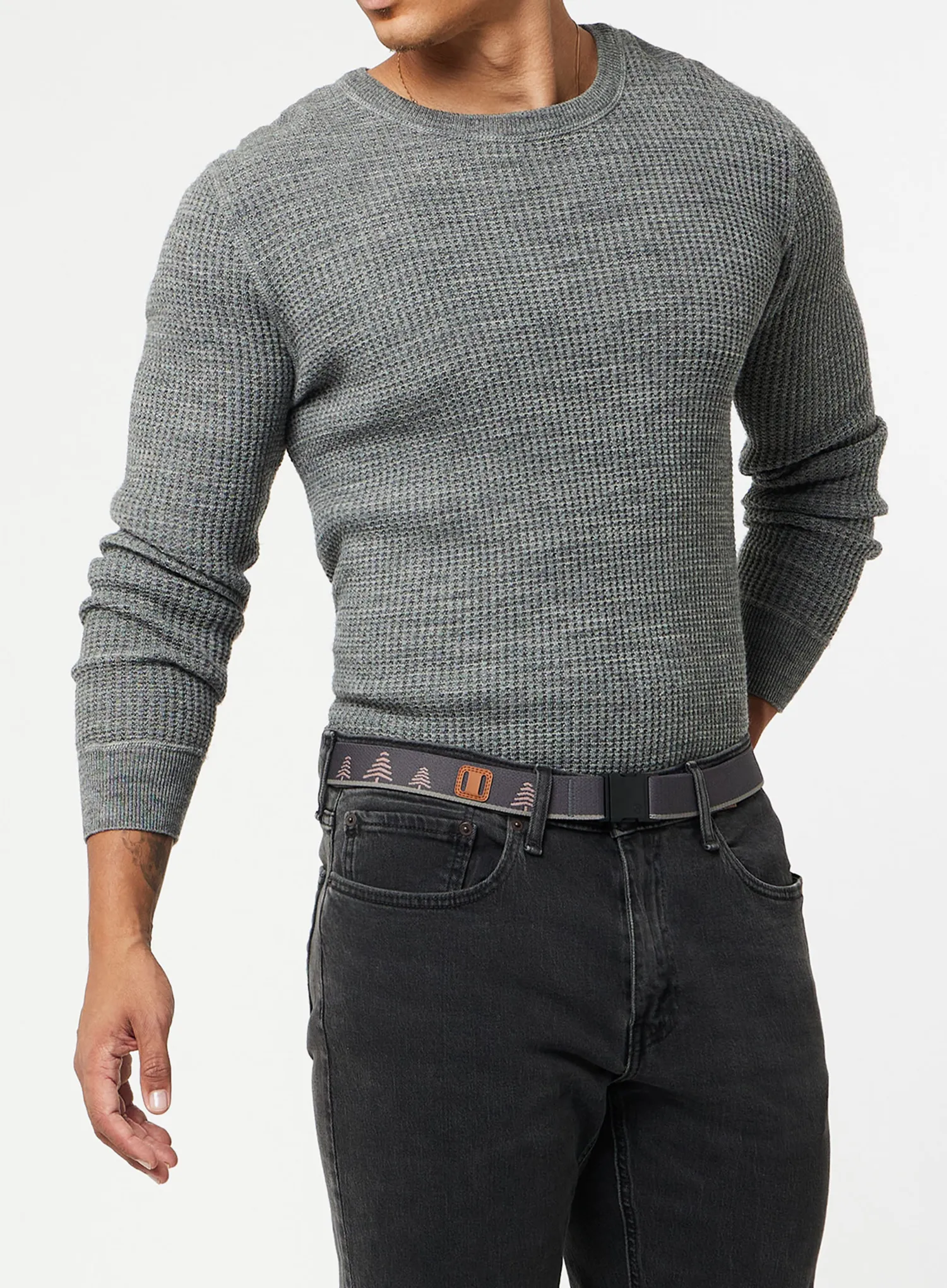 Hosengürtel Arcade Blackwood Slim - charcoal/blush