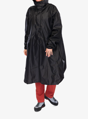 Poncho CMP Melle Unisex Poncho Fix Hood - nero