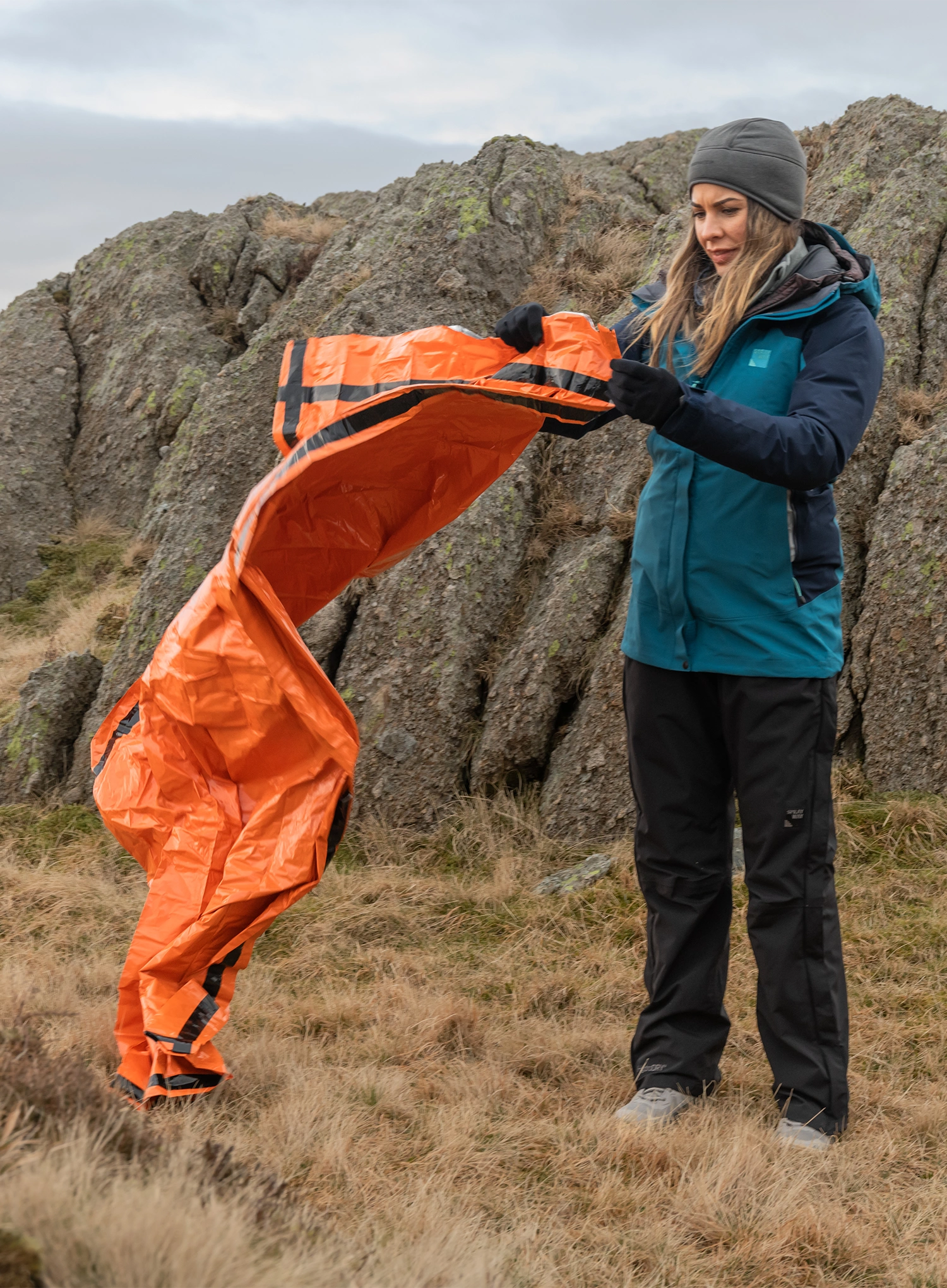 Rettungsplane Trekmates Emergency Bivi - orange