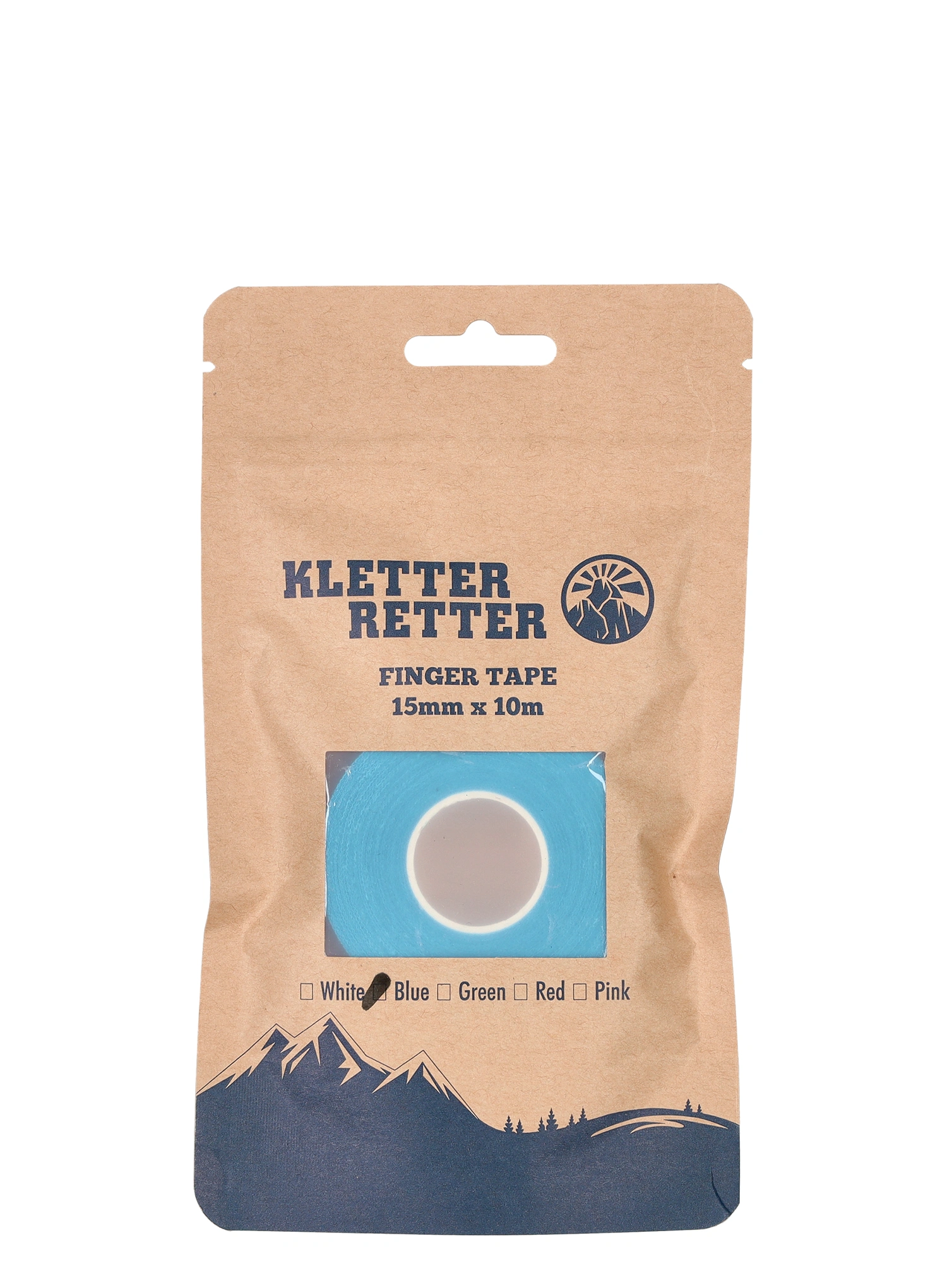Tape Kletter Retter Finger Tape 15 mm 10 m - blue