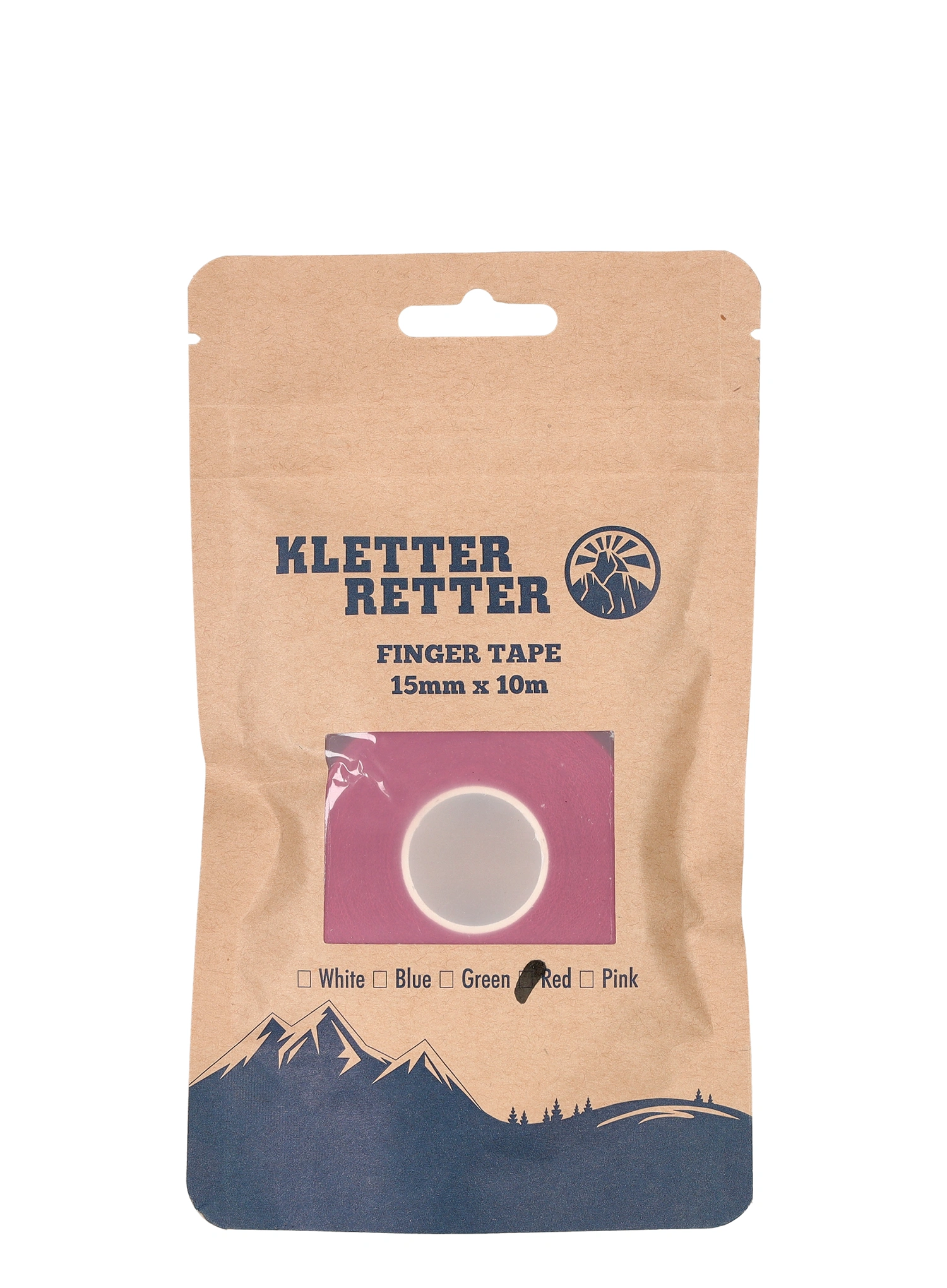 Tape Kletter Retter Finger Tape 15 mm 10 m - red