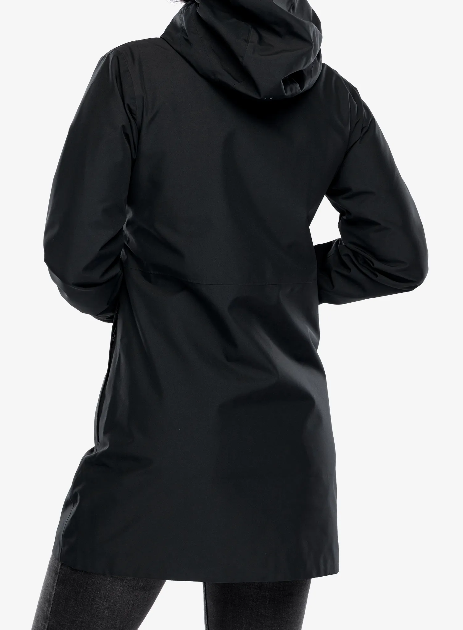 Regenjacke Damen Wasserdicht Berghaus Omeara Long Shell Jacket - black/black