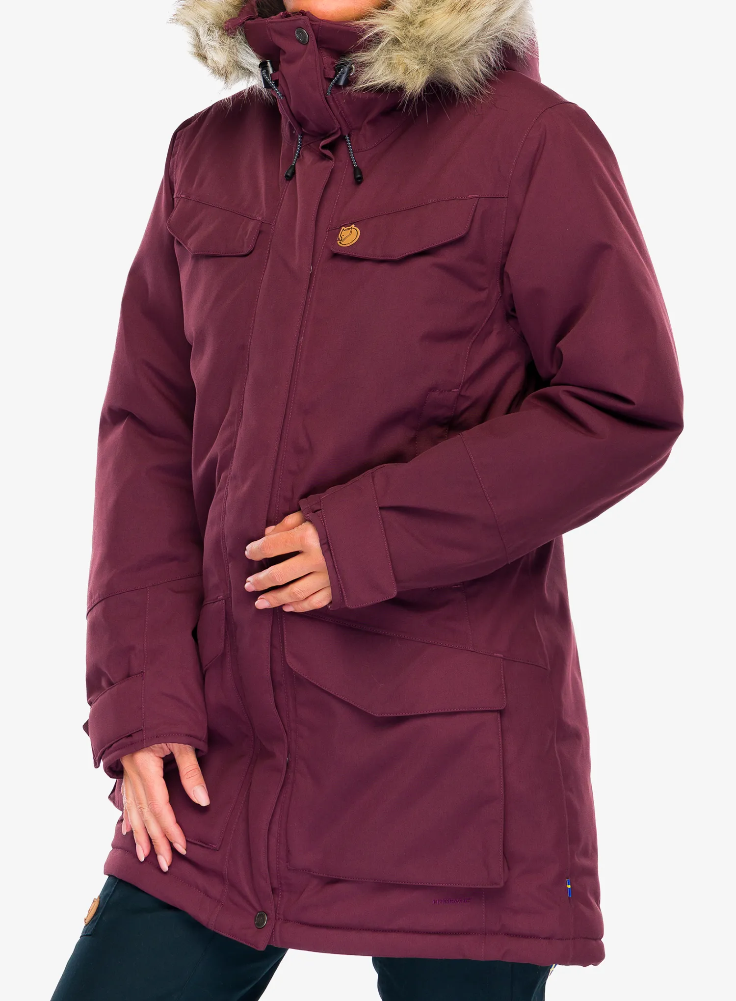 Winter Parka Damen Fjallraven Nuuk Parka - port