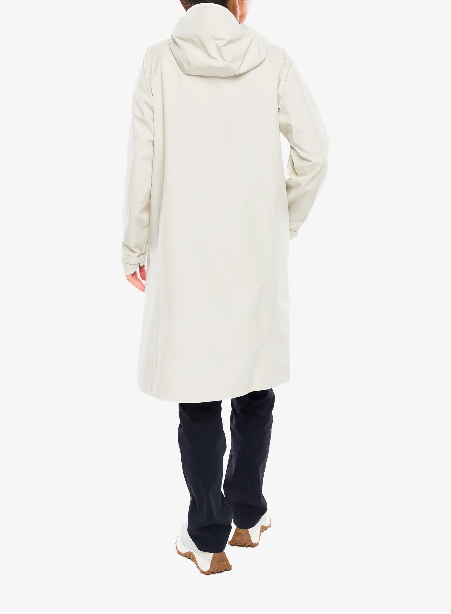 Mantel Damen Peak Performance Treeline Shell Parka - sand fog
