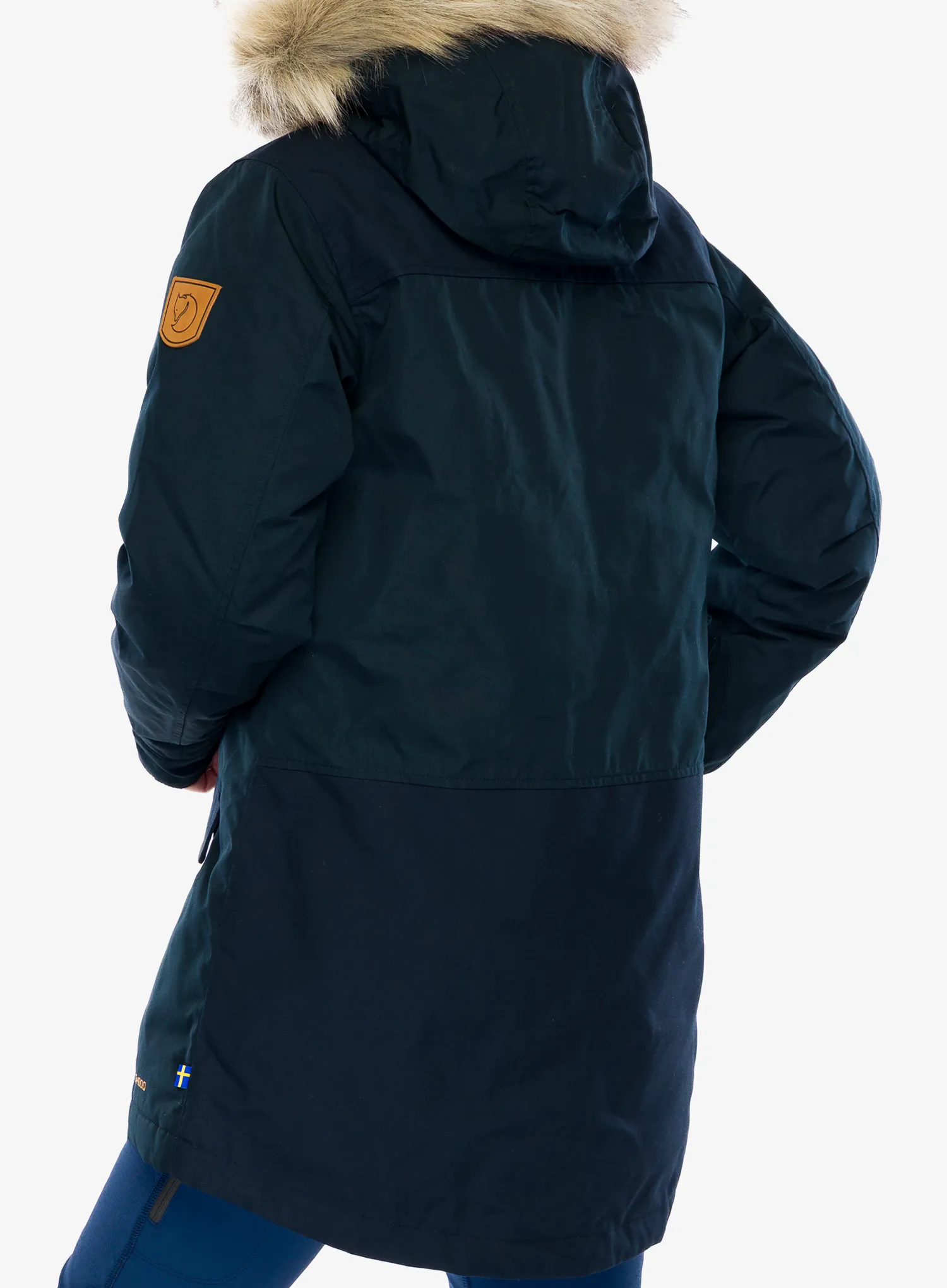 Winter Parka Damen Fjallraven Singi Down Jacket - dark navy