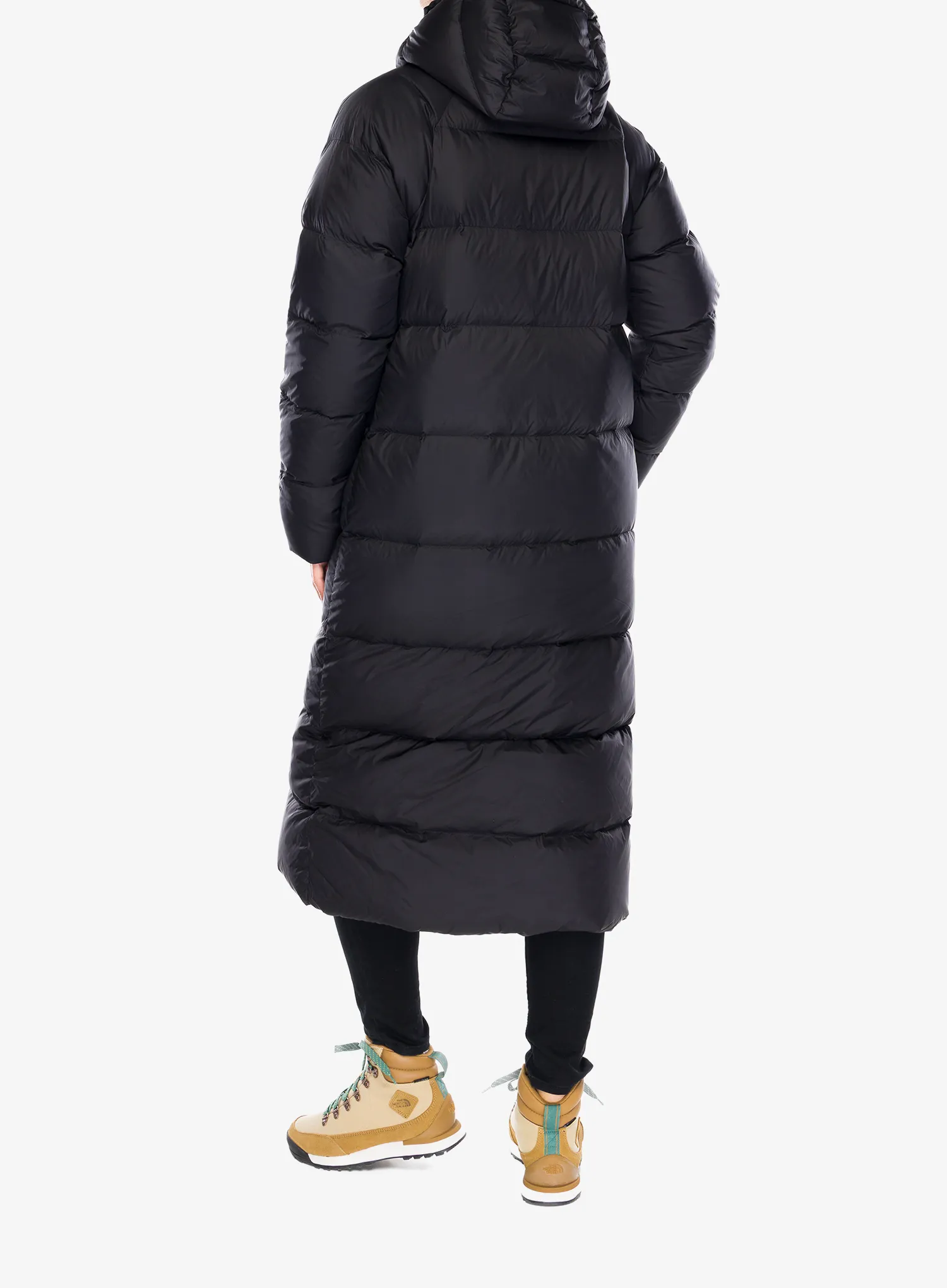 Daunenmantel Damen The North Face Hydrenalite City Long Down Hooded Parka - tnf black