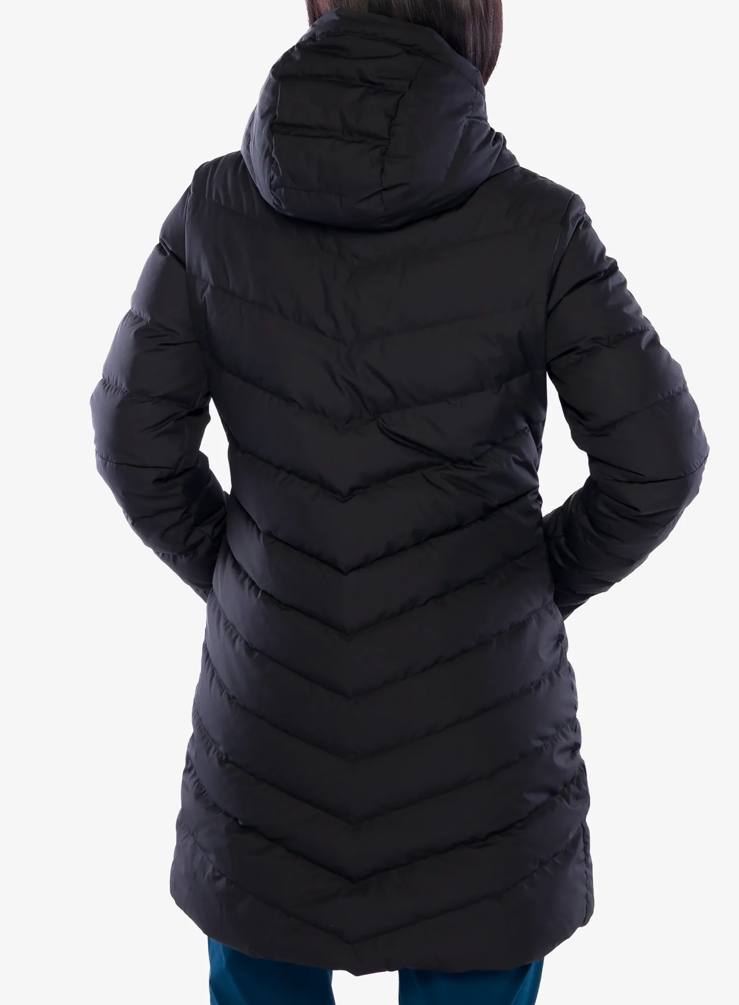 Daunenmantel Damen Vaude Annecy Down Coat - black uni