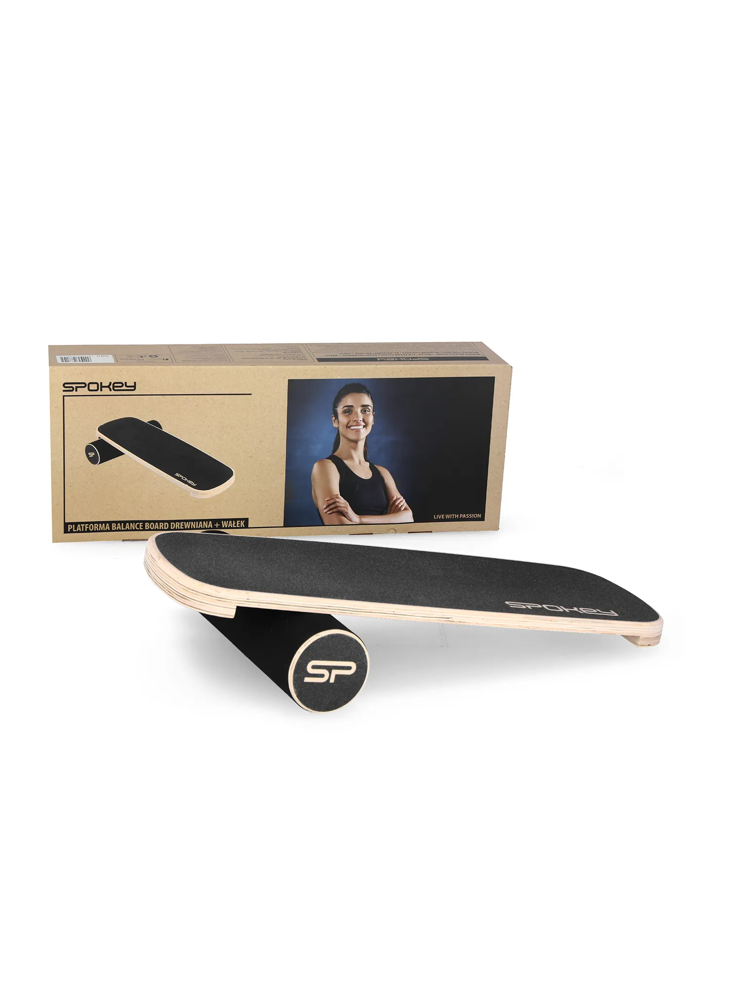 Balance Kissen Spokey Sway - black