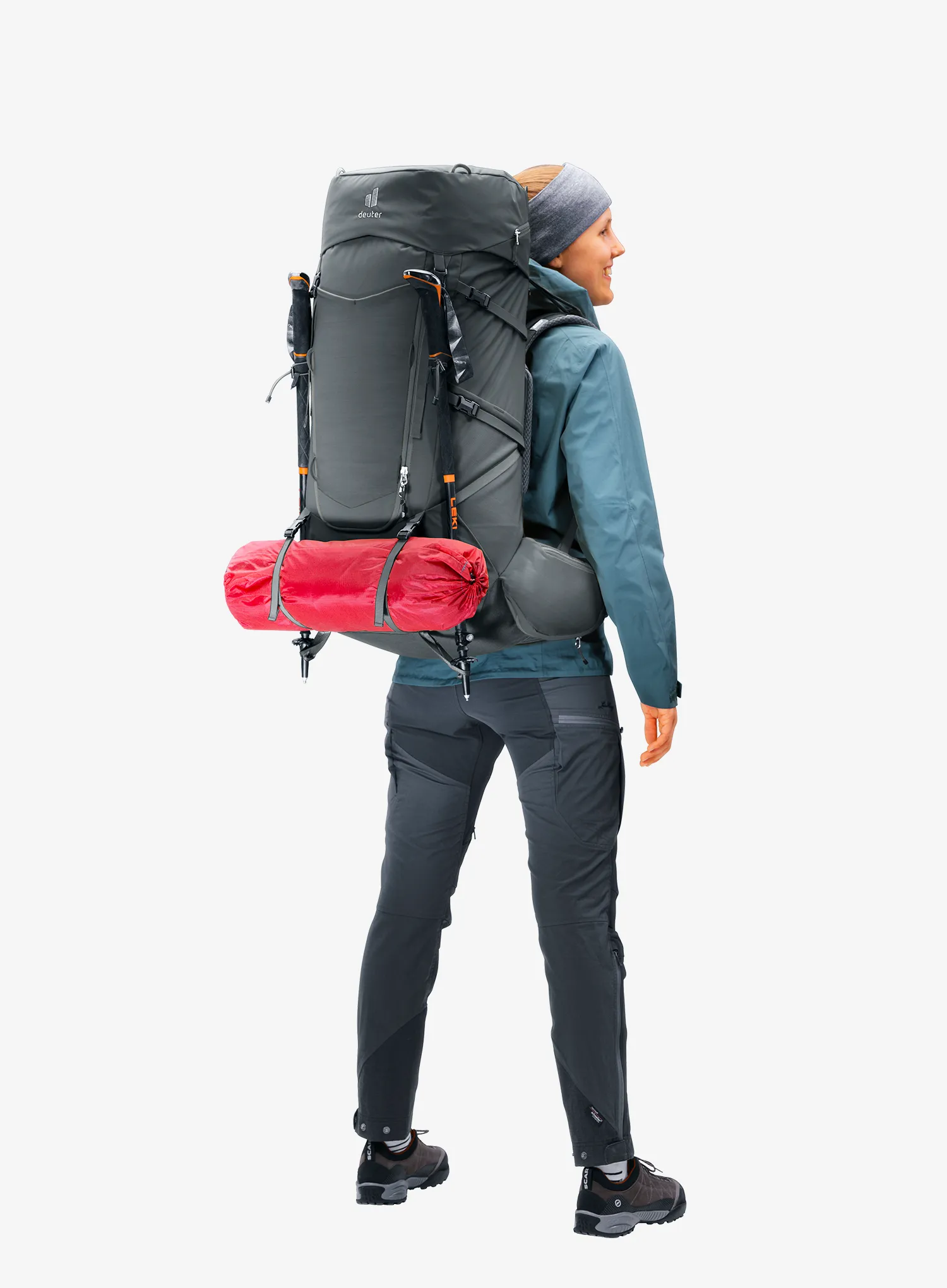 Rucksack Damen Deuter Aircontact Core 55 + 10 SL - graphite