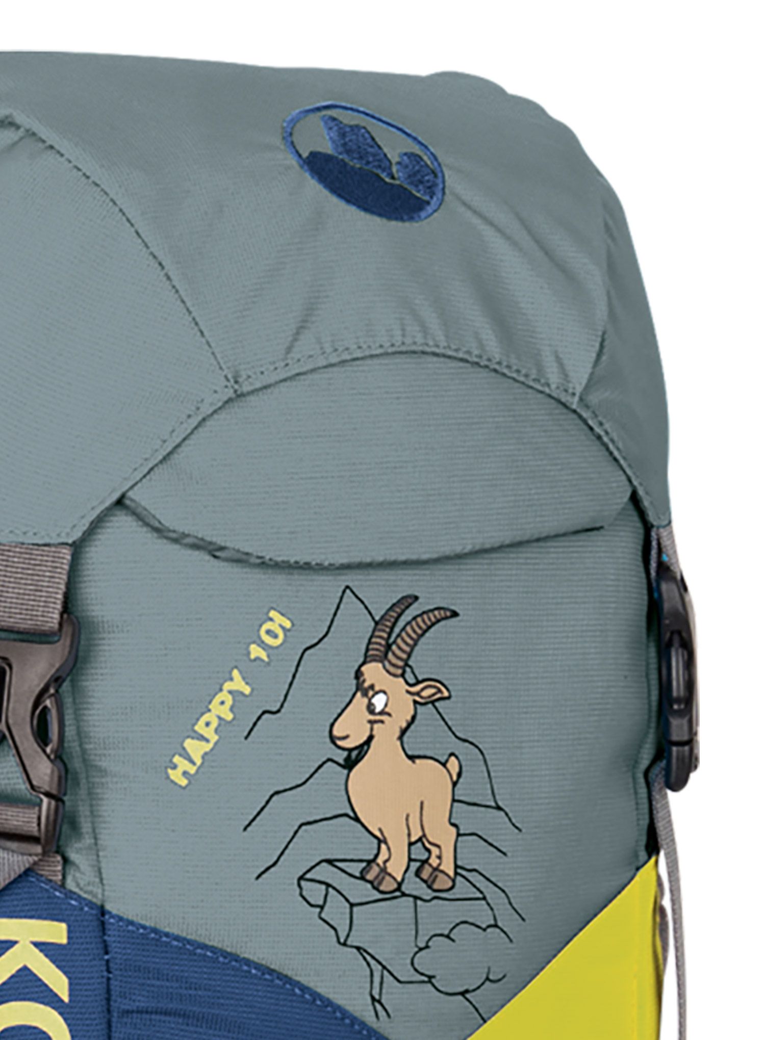 Kinderrucksack Kohla Happy 10L - stormy sea/navy peony/sulphur