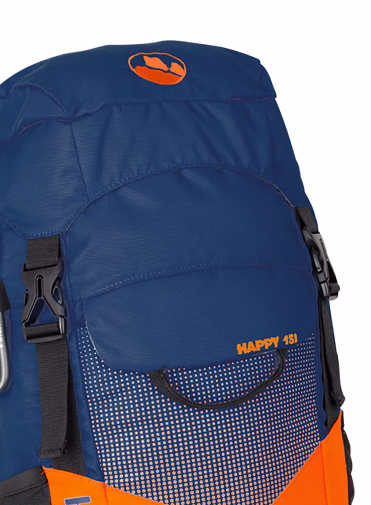 Kinderrucksack Kohla Happy 15L - navy peony/red orange