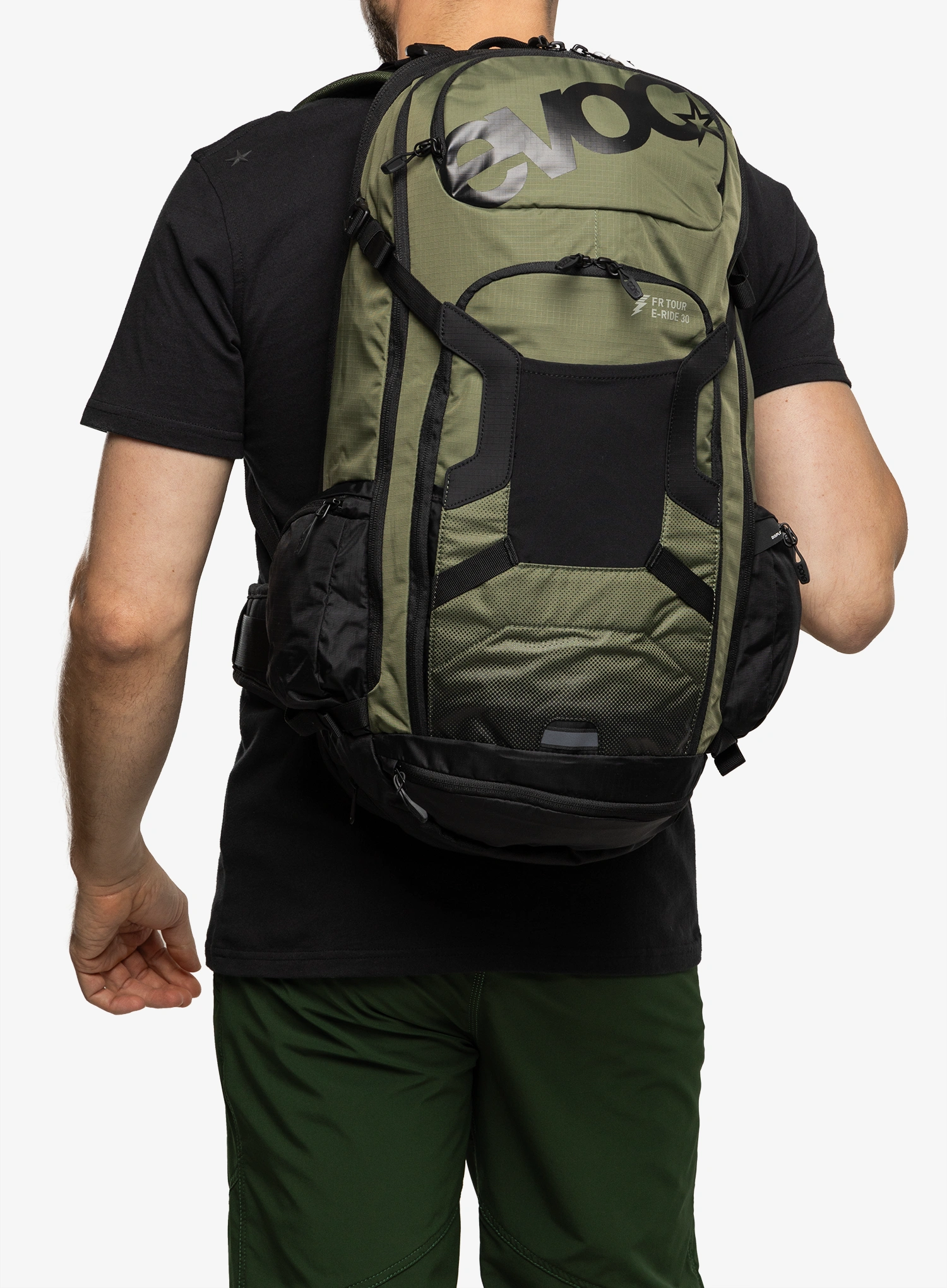 Enduro-Rucksack Evoc FR Tour E-Ride 30 - dark olive/black
