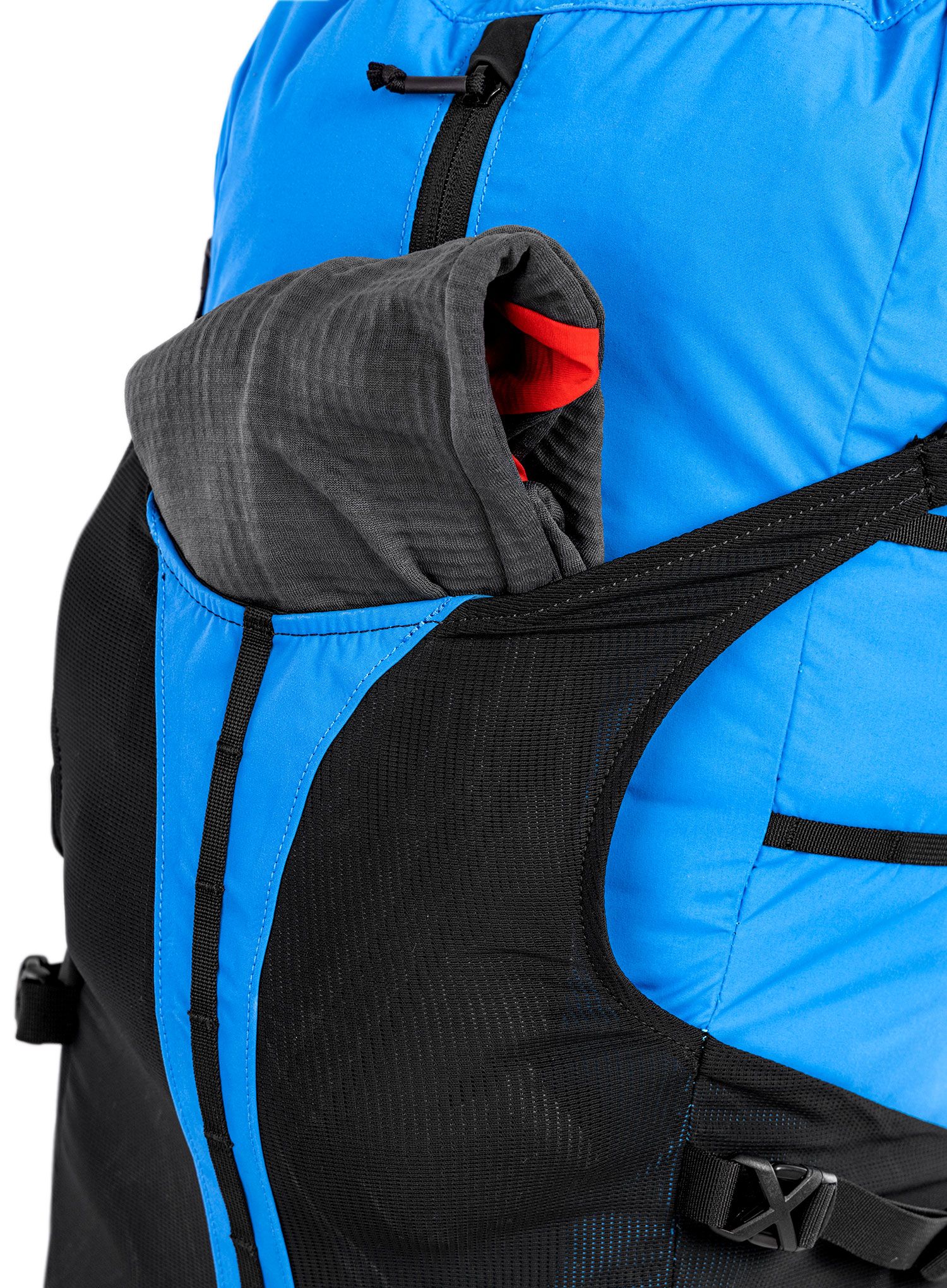 Mochila De Senderismo Helikon Summit 40L Azul - Ligera, Con Rolltop, Bolsillos De Malla Y Compatibilidad Con Hidratación