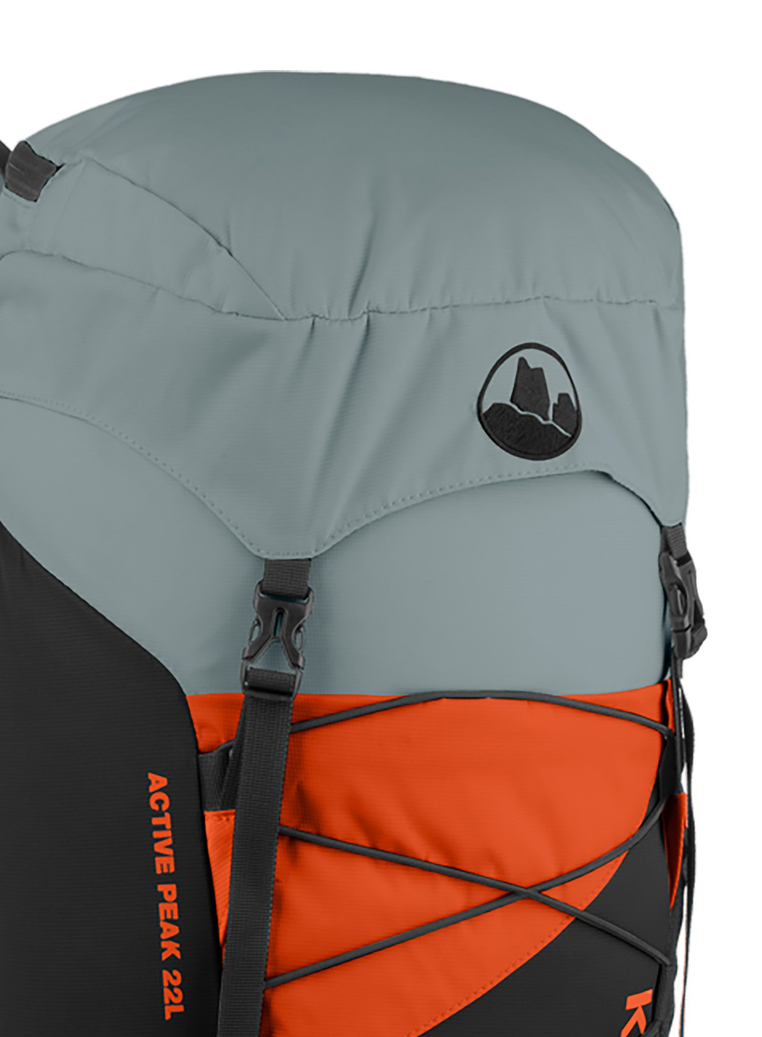 Rucksack Kohla Active Peak 22L - stormy sea/red orange/caviar