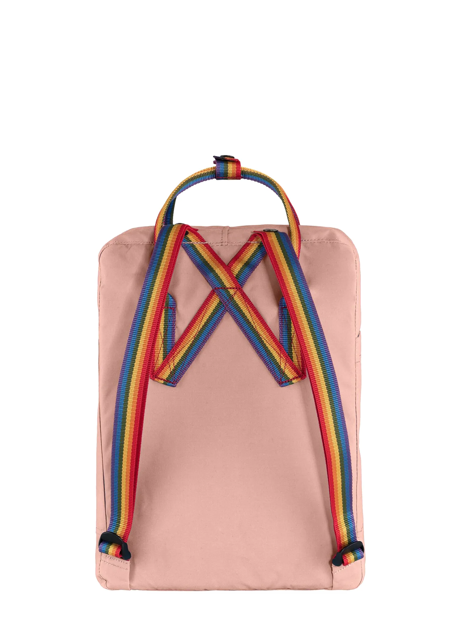 Tagesrucksack Fjallraven Kanken Rainbow - chalk rose/rainbow
