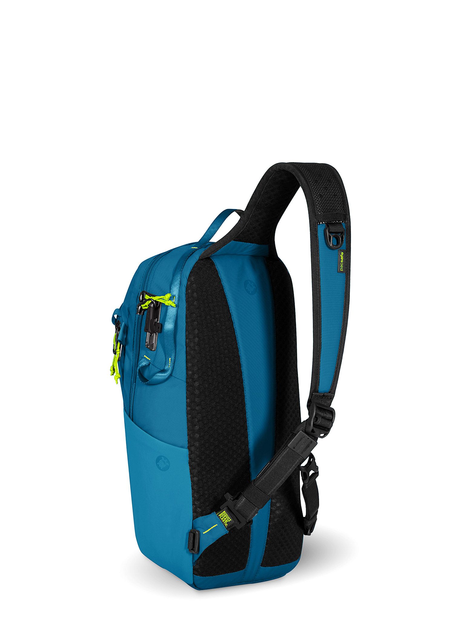 Tagesrucksack Pacsafe Eco 12 L Sling Backpack - tidal teal