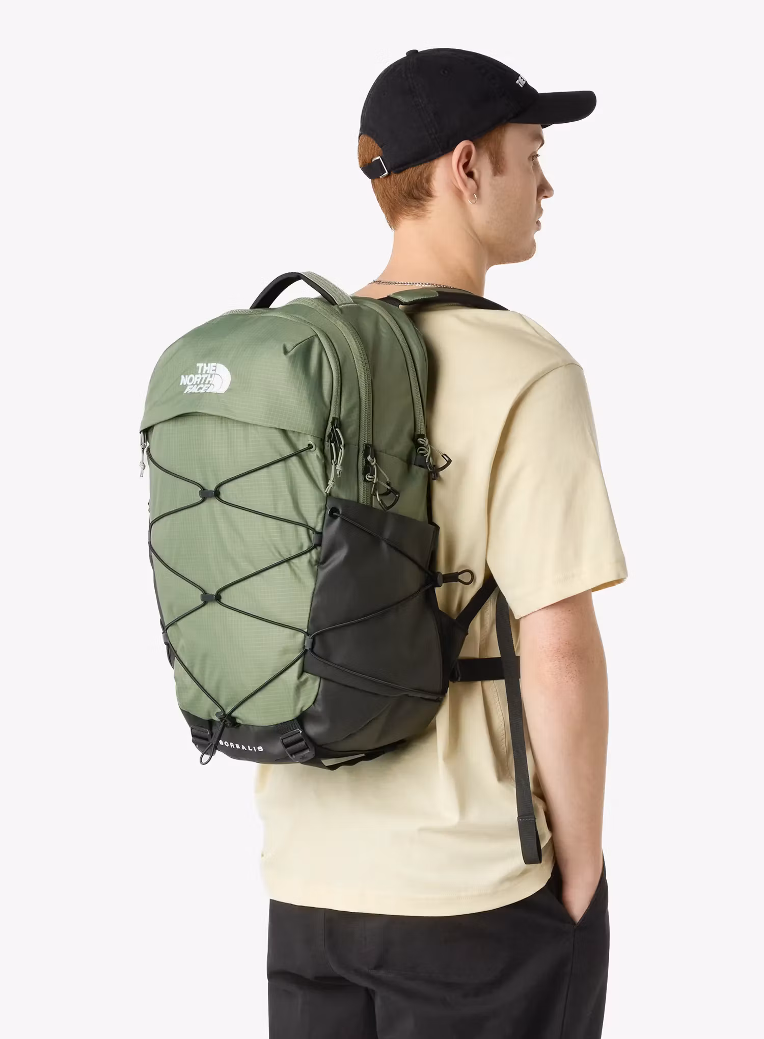 Tagesrucksack The North Face Borealis - bark mist/tnf black