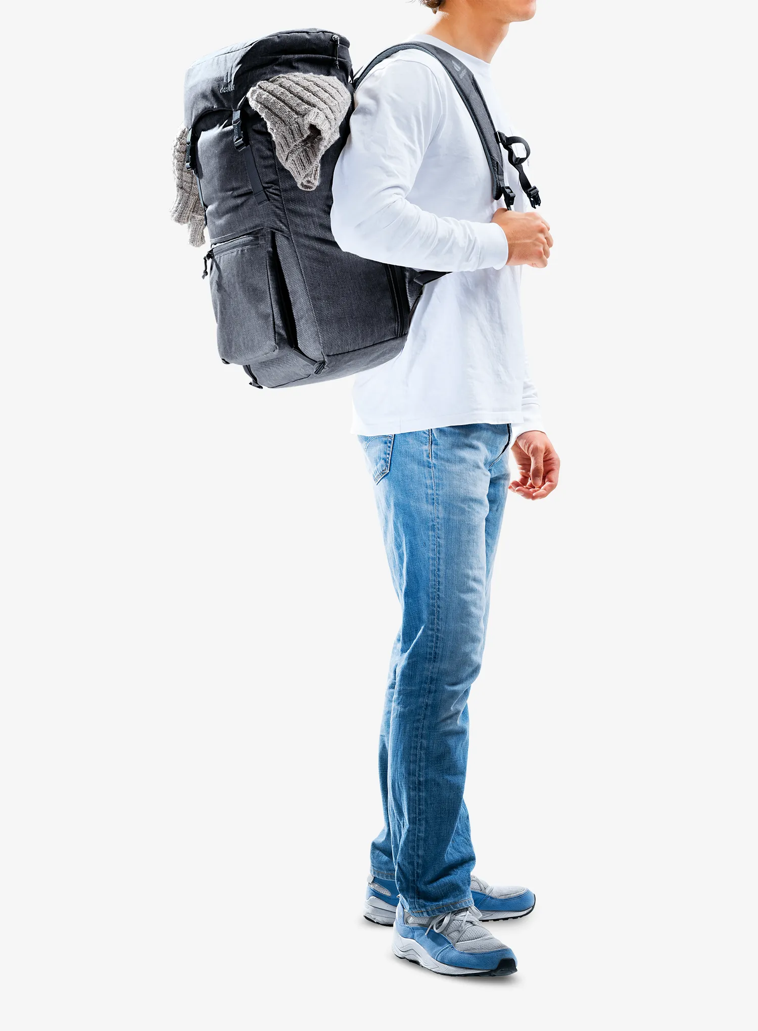 Laptoprucksack Deuter Walker 24 - black/black