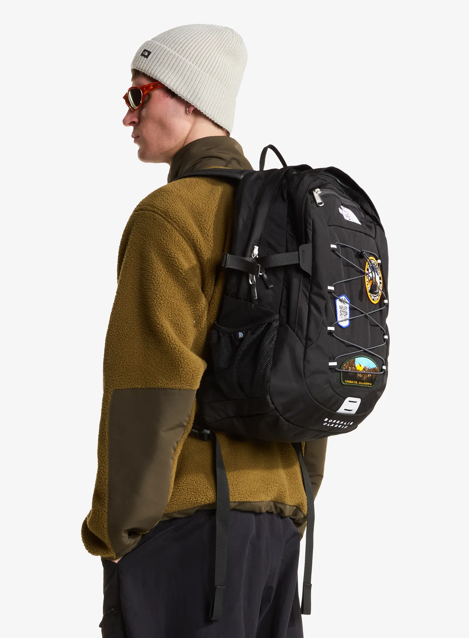 Laptoprucksack The North Face Borealis Classic Patch - black/asphalt grey