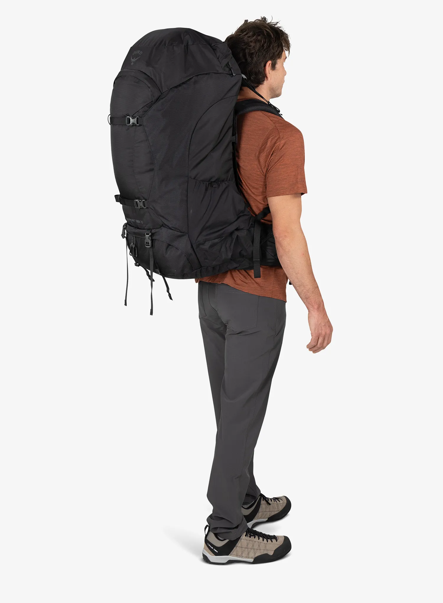 Reiserucksack Osprey Farpoint Trek 70 - black/black