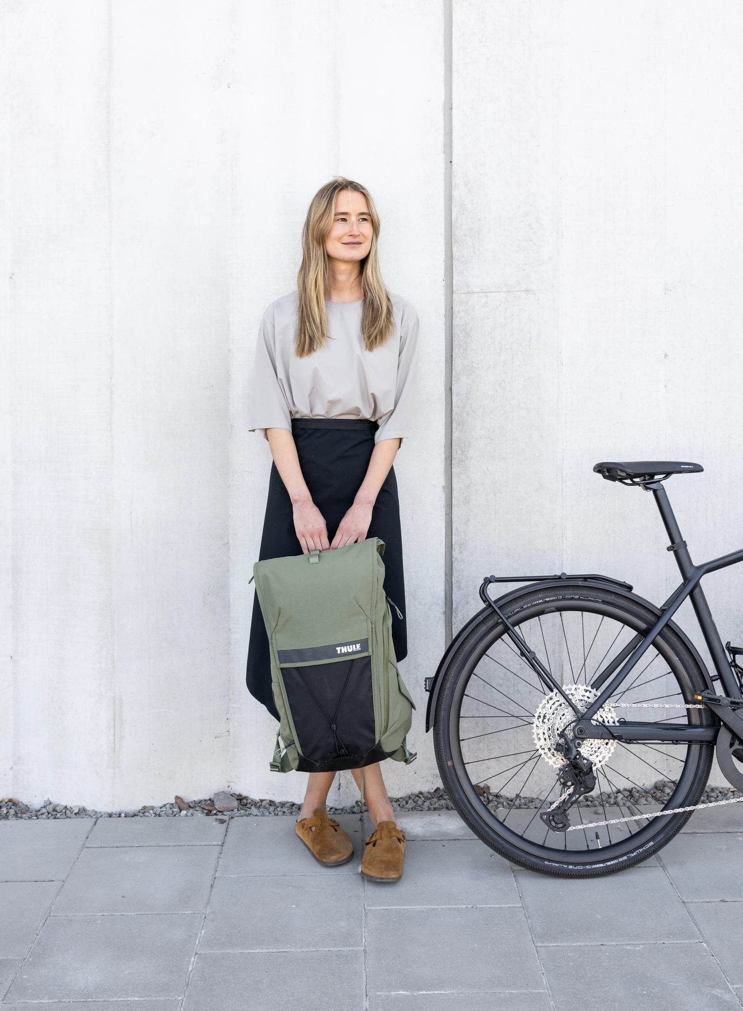 Fahrradrucksack Thule Paramount Commuter Backpack 28L - soft green