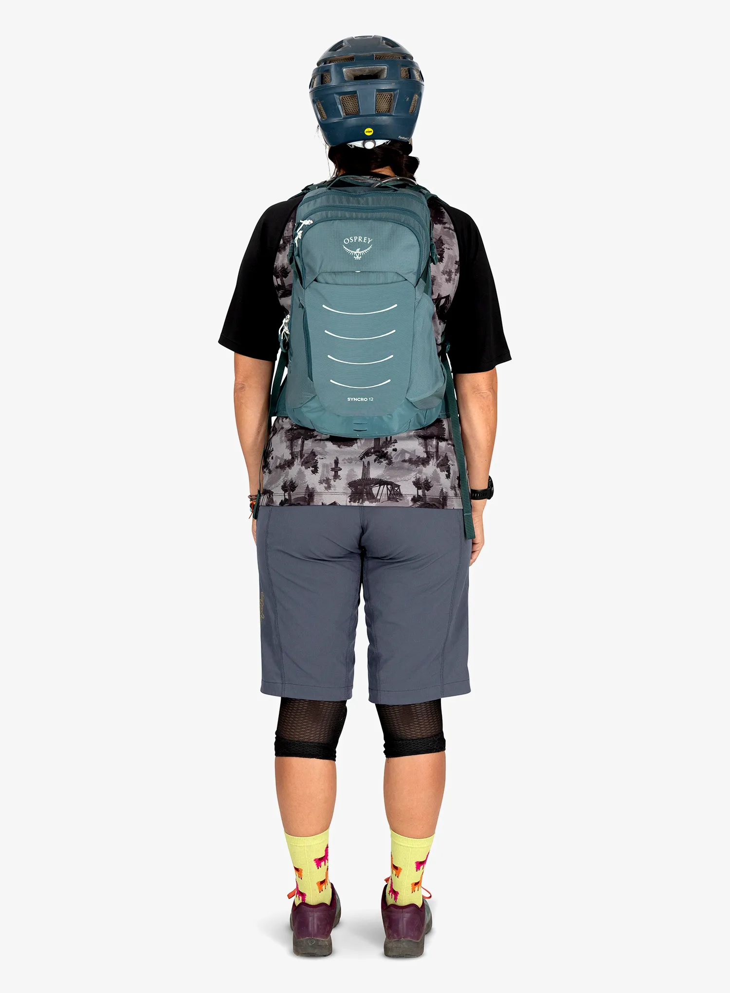 Fahrradrucksack Osprey Syncro 12 - cascade blue