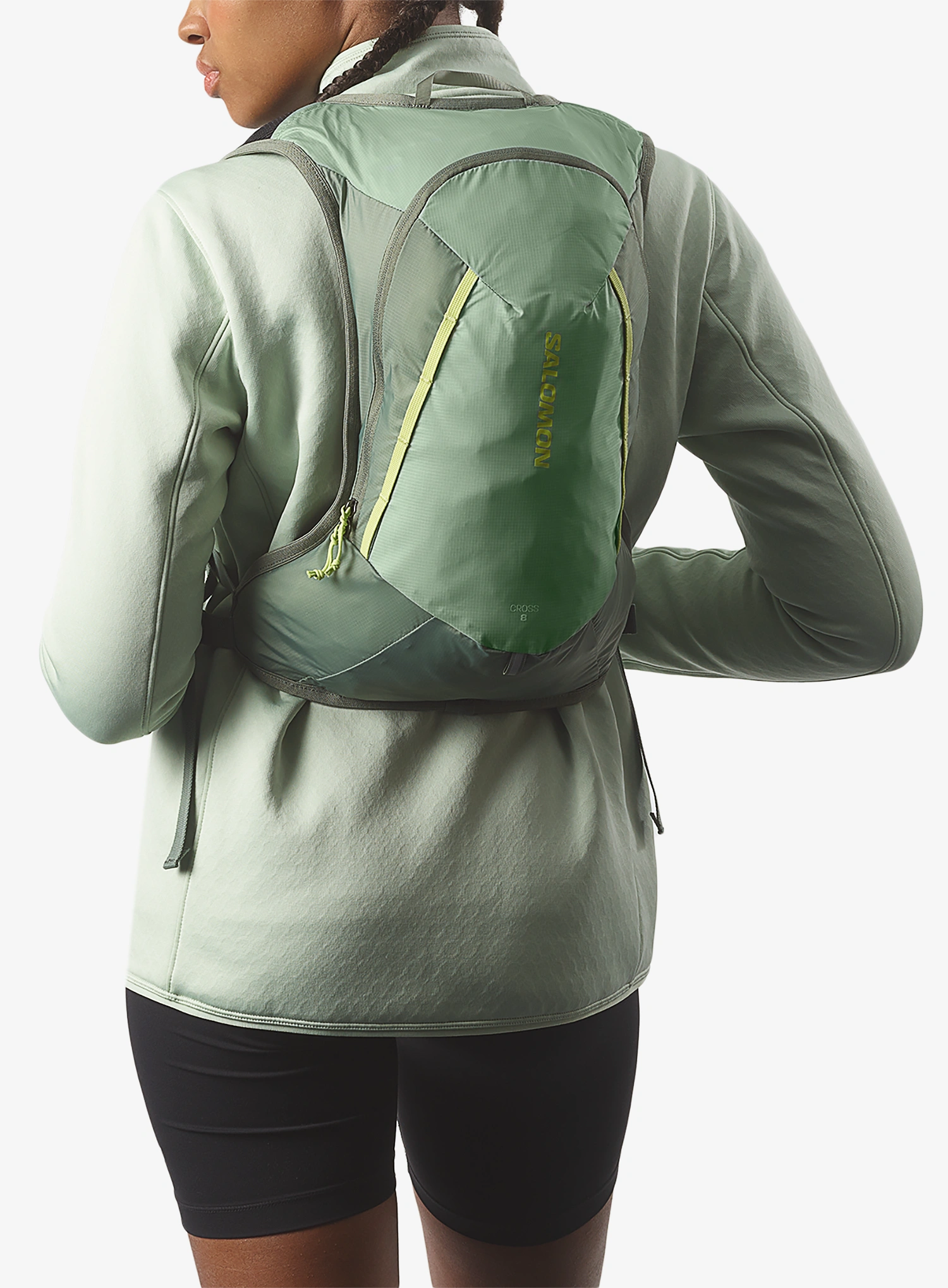Rucksack Salomon Cross 8 - green milieu/agave/sharp