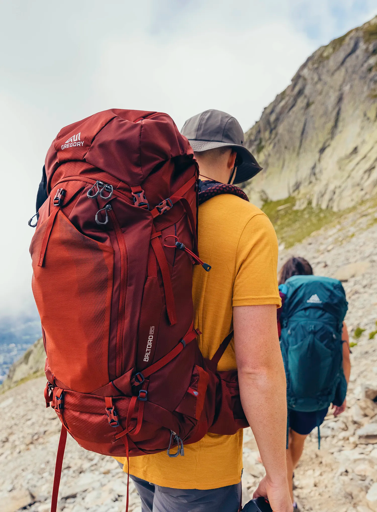 Trekkingrucksack Damen Gregory Deva 70 - garnet red