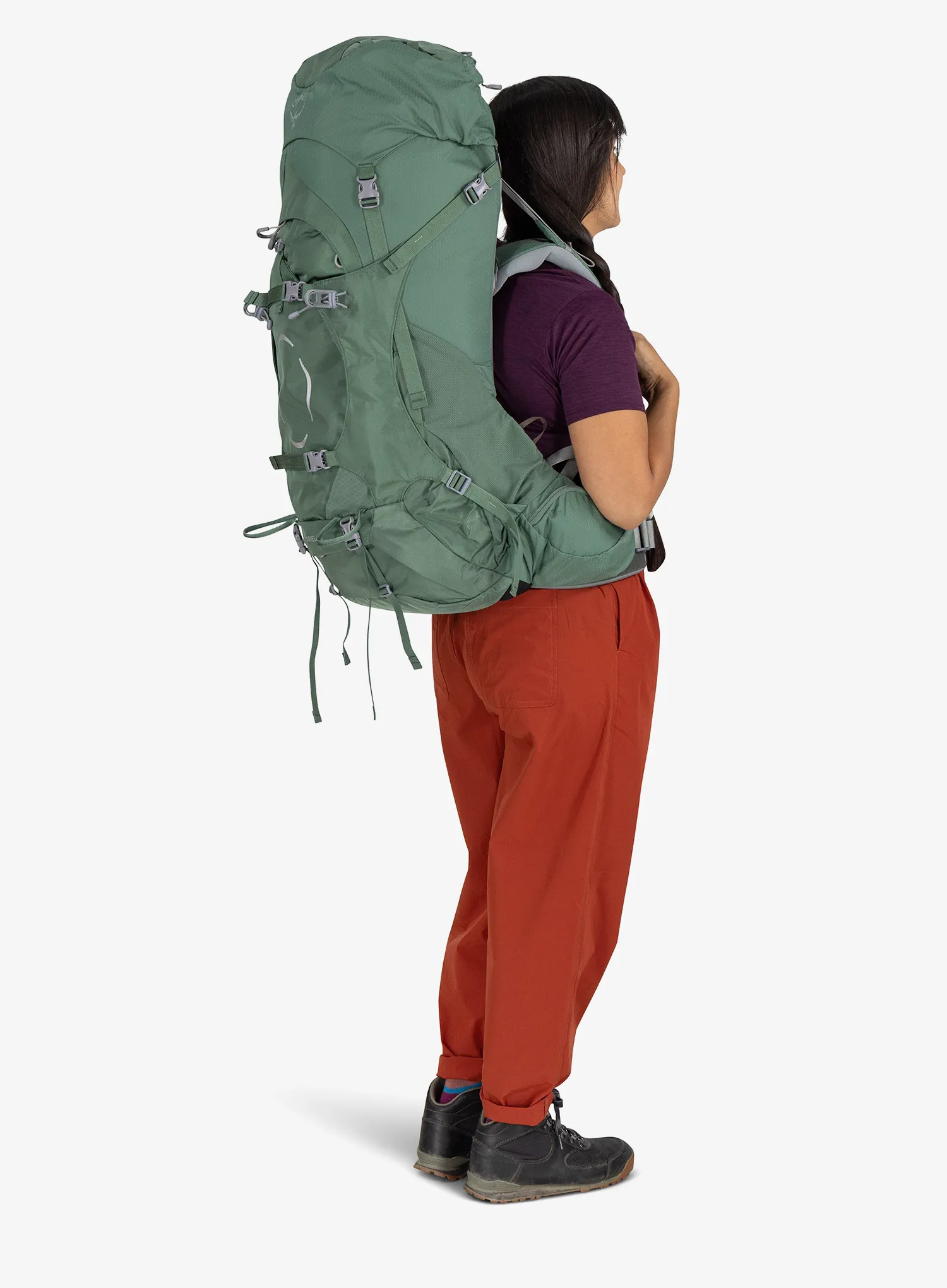Trekkingrucksack Damen Osprey Ariel 55 - koseret green