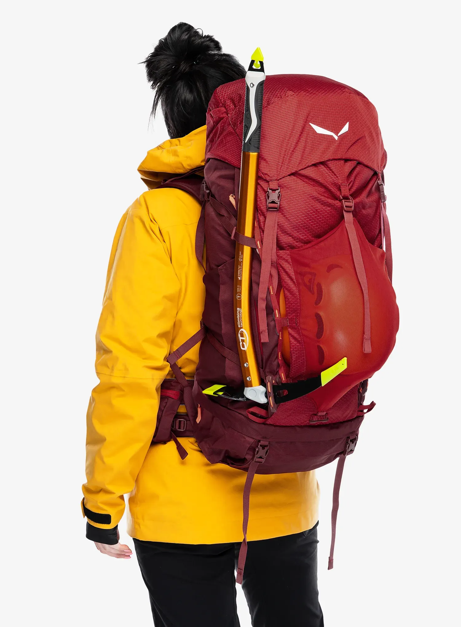 Trekkingrucksack Damen Salewa Alptrek 50 +10 WS - pompeian red/syrah