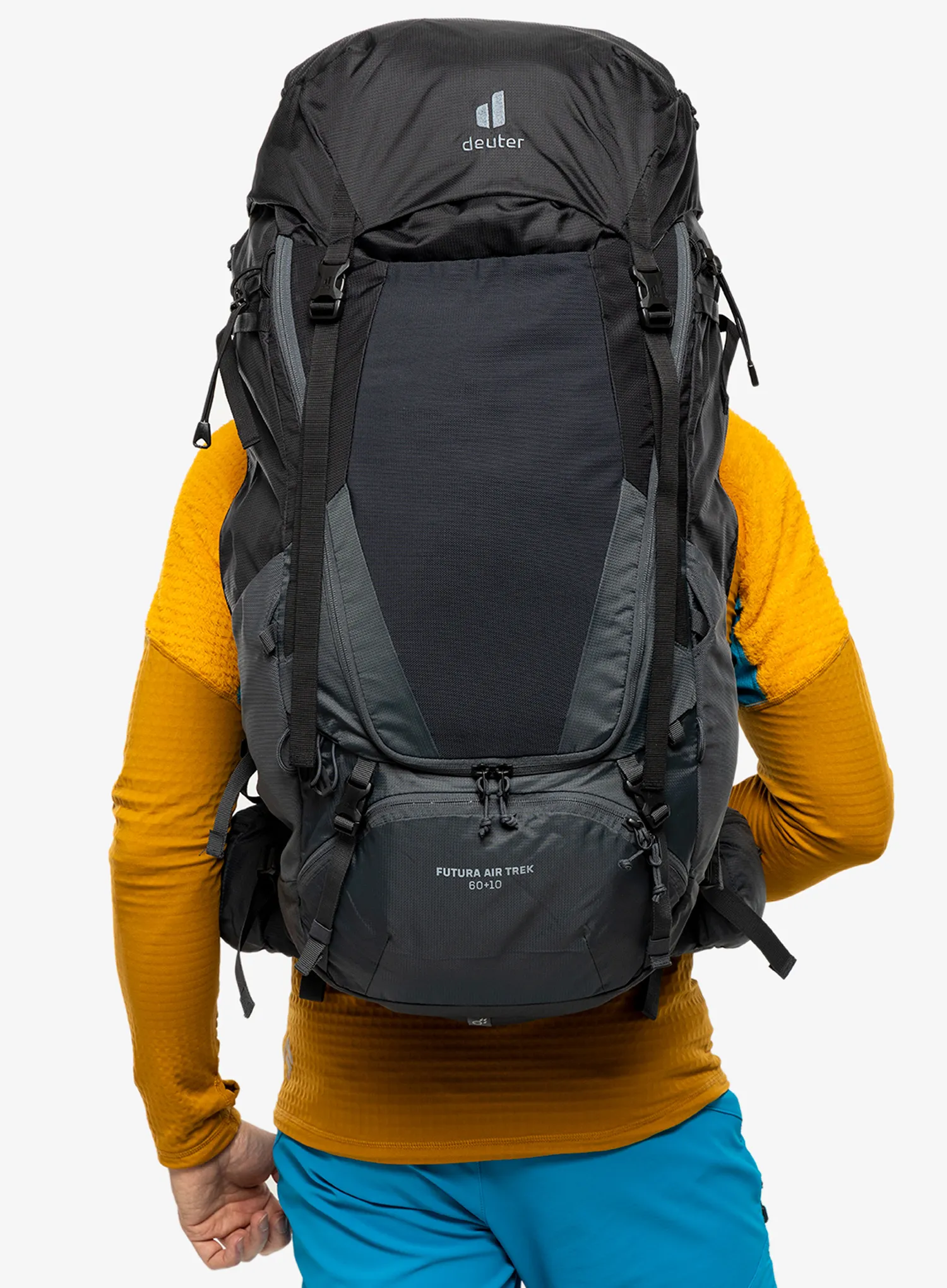 Trekkingrucksack Deuter Futura Air Trek 60 + 10 - black/graphite