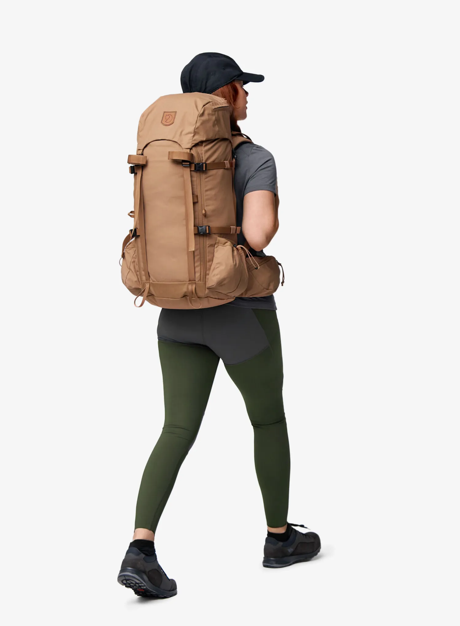 Trekkingrucksack Fjallraven Kajka 35 - khaki dust