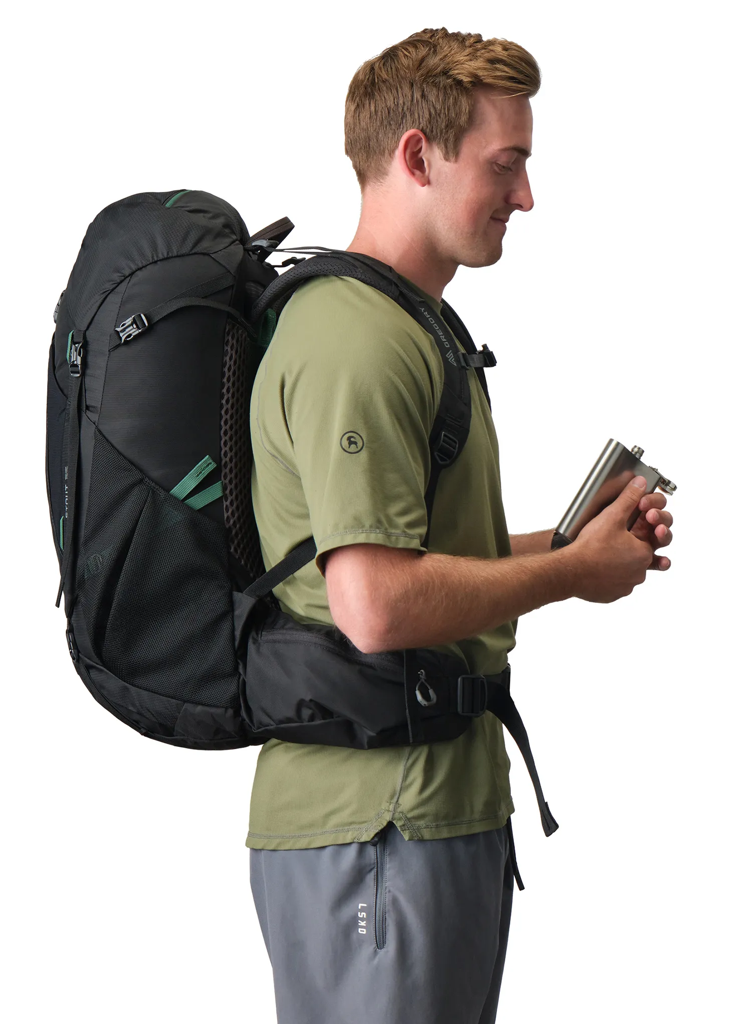 Trekkingrucksack Gregory Stout 45 - forest black