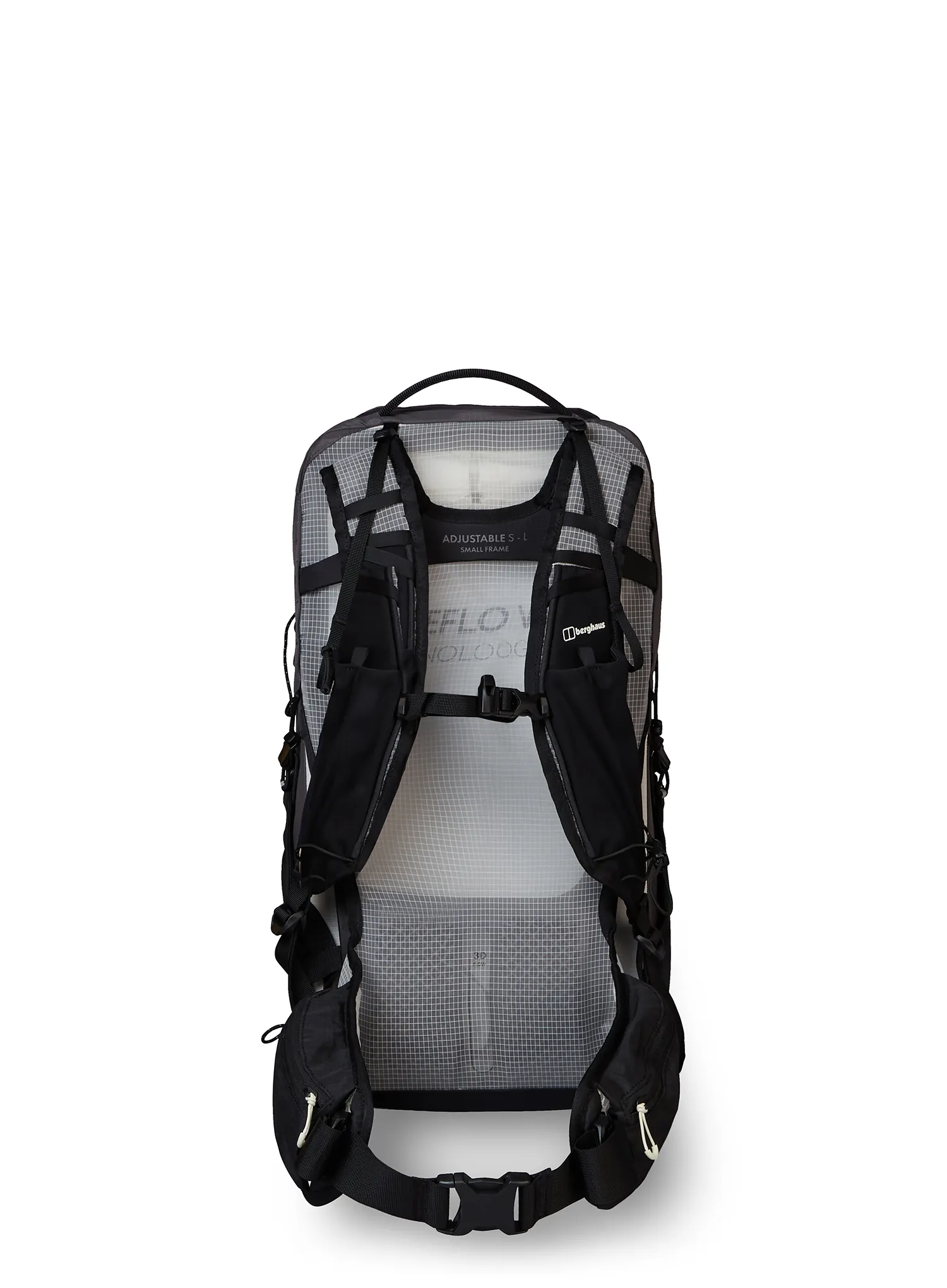 Wanderrucksack Berghaus 3D Freeflow 30+5l S - grey pinstripe/jet black