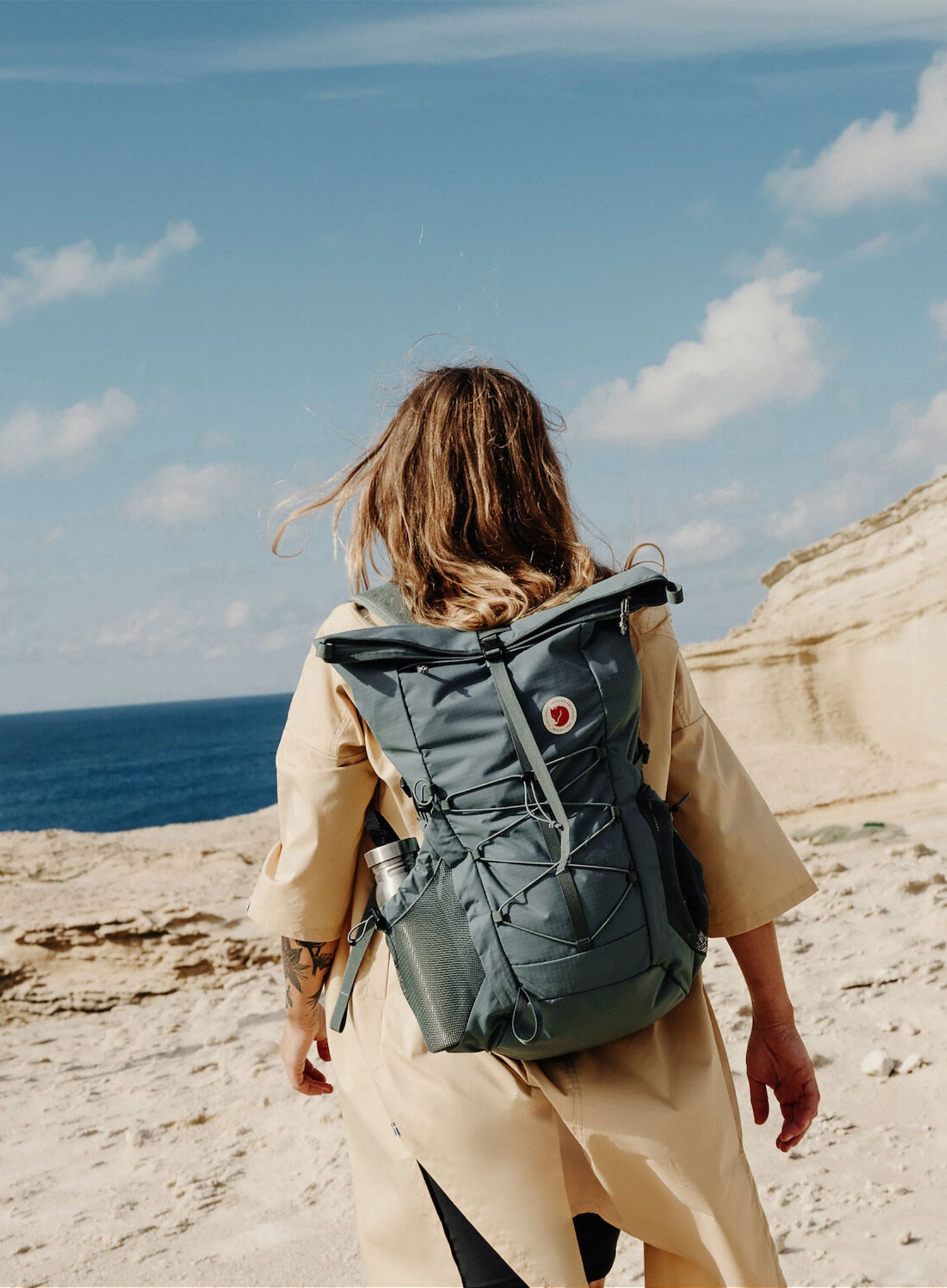 Wanderrucksack Fjallraven Abisko Hike Foldsack - navy
