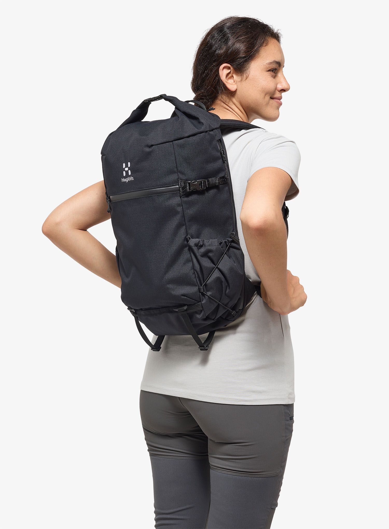 Wanderrucksack Haglofs Ardos Rolltop 22 - true black