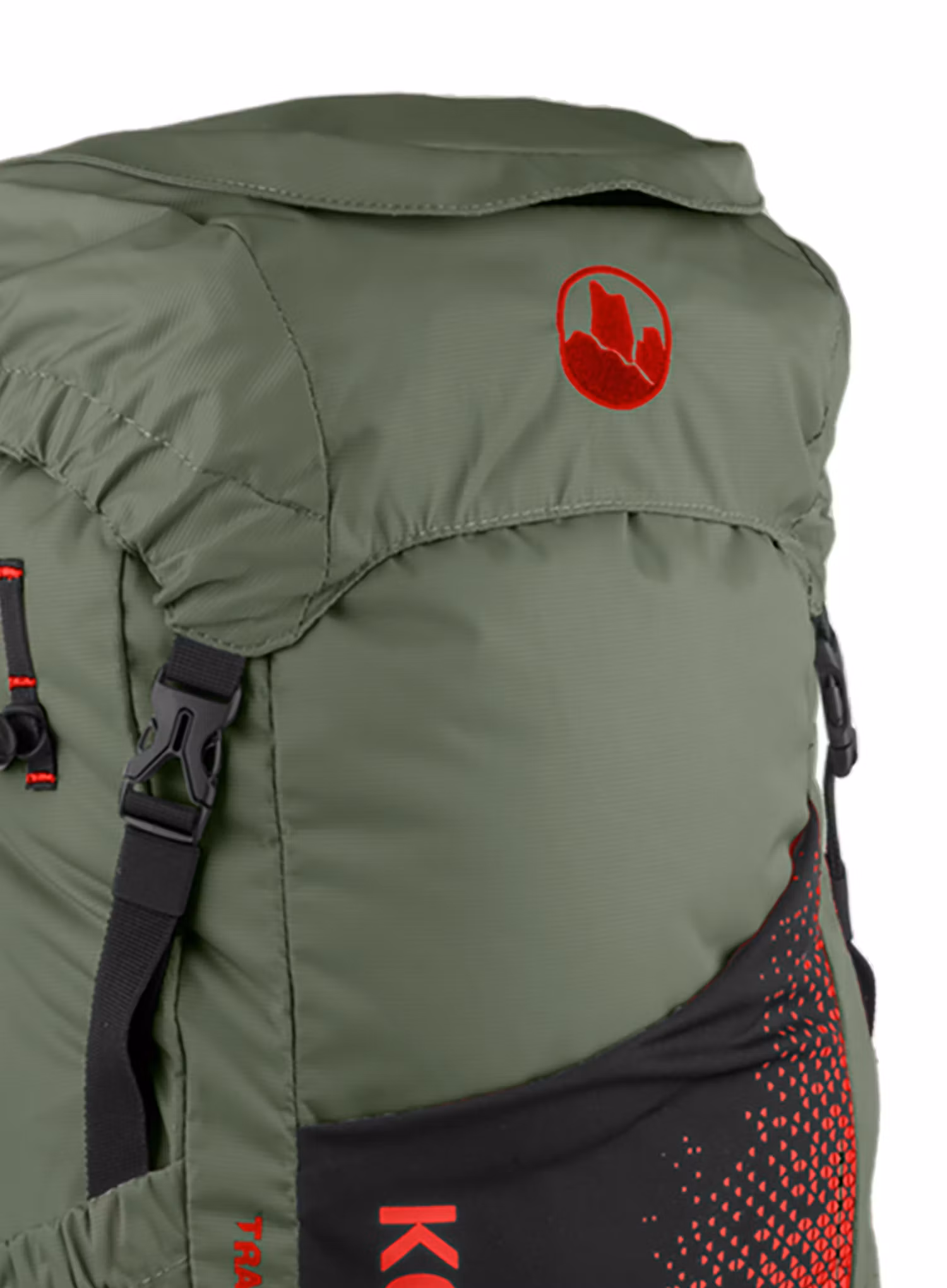 Wanderrucksack Kohla Track 28L - bronze green/flame scar/caviar