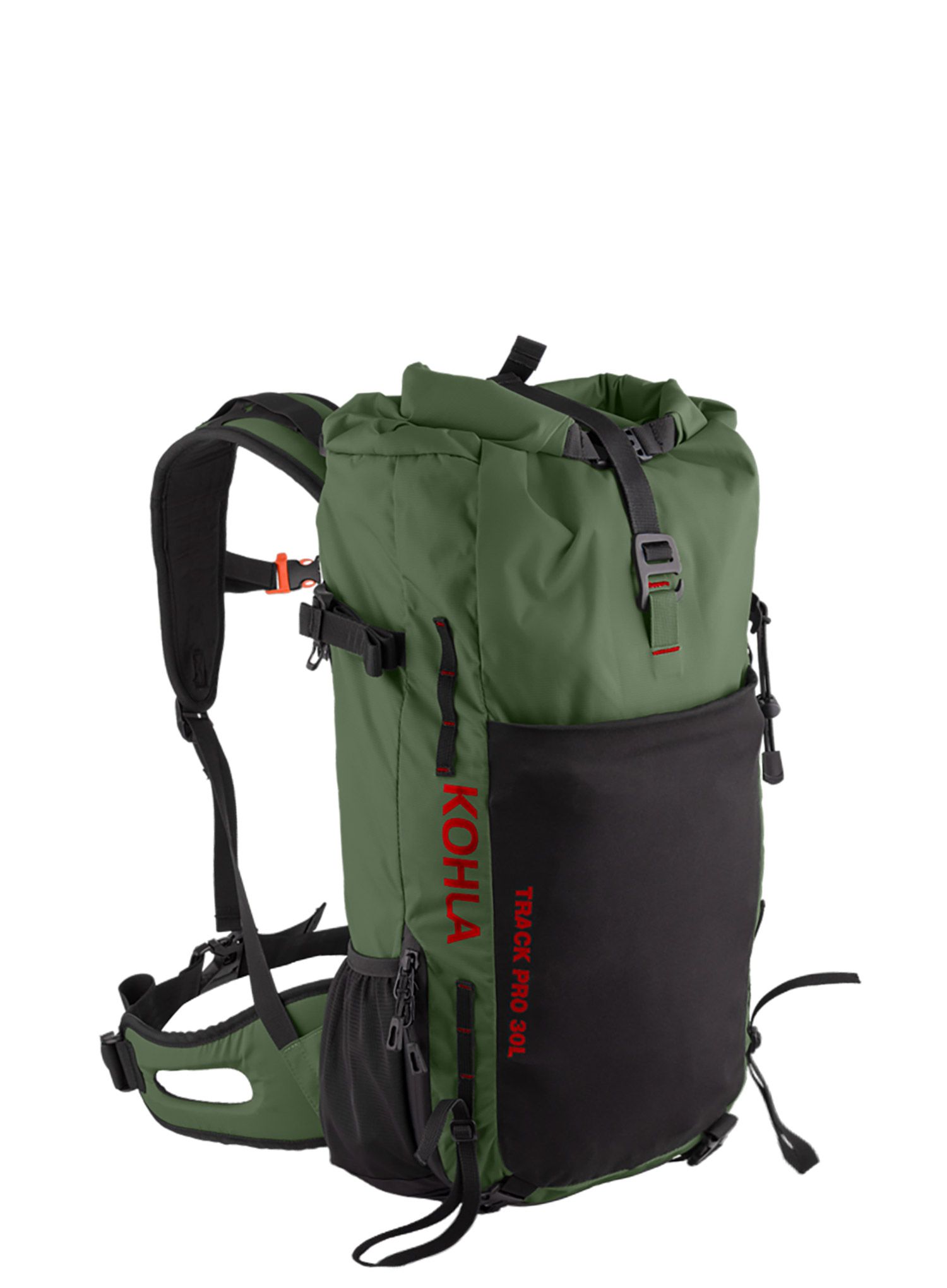 Wanderrucksack Kohla Track Pro 30L - bronze green/flm scarlt/cav