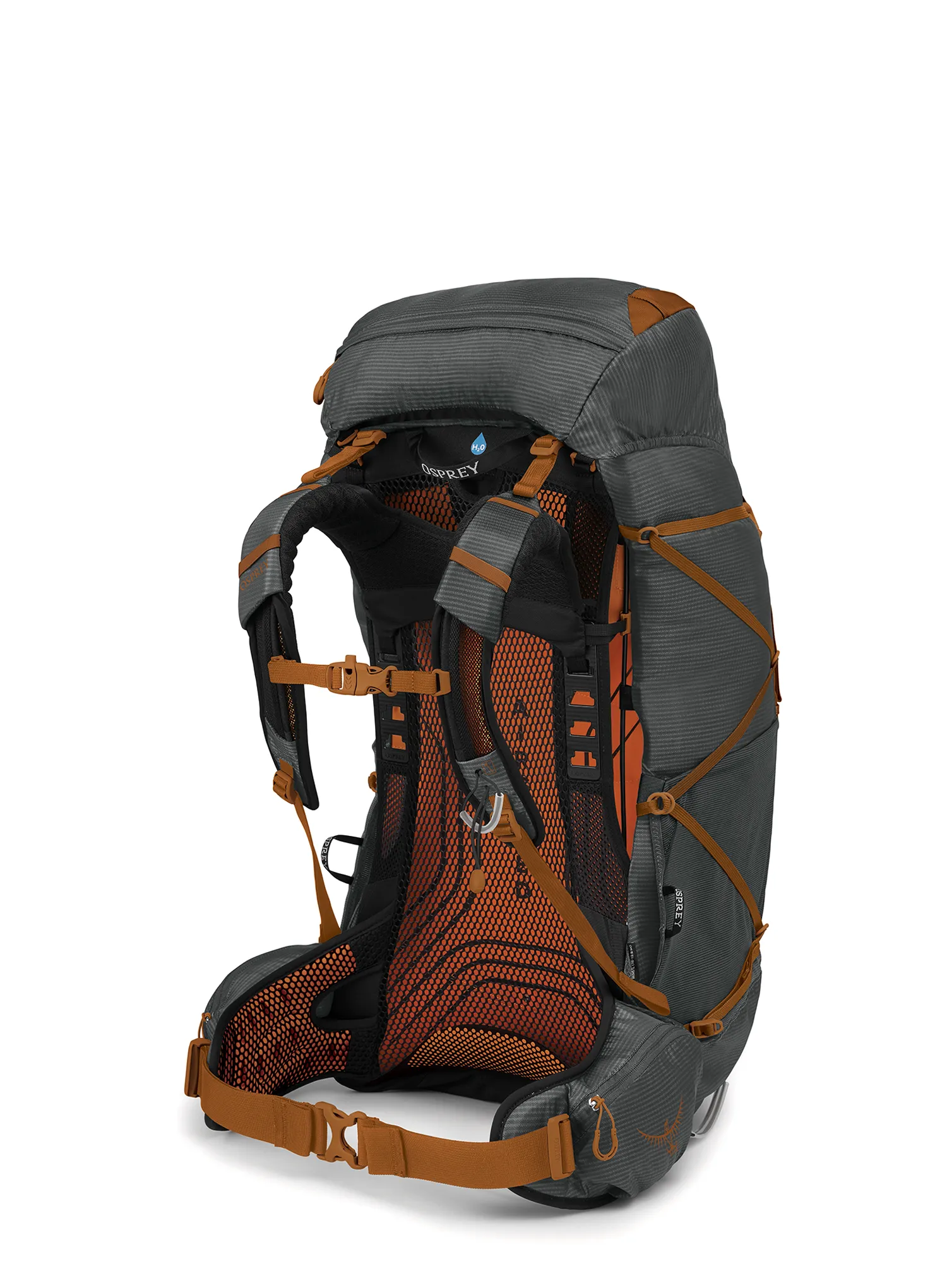 Wanderrucksack Osprey Exos 58 - dark charcoal grey