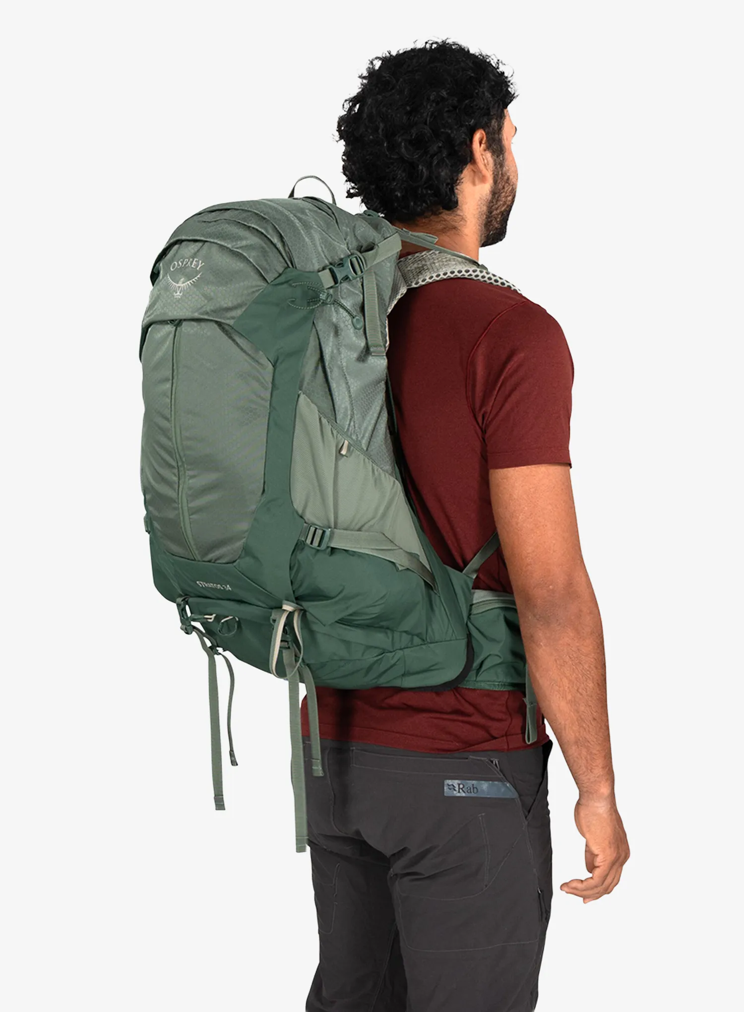 Wanderrucksack Osprey Stratos 34 - pine leaf green