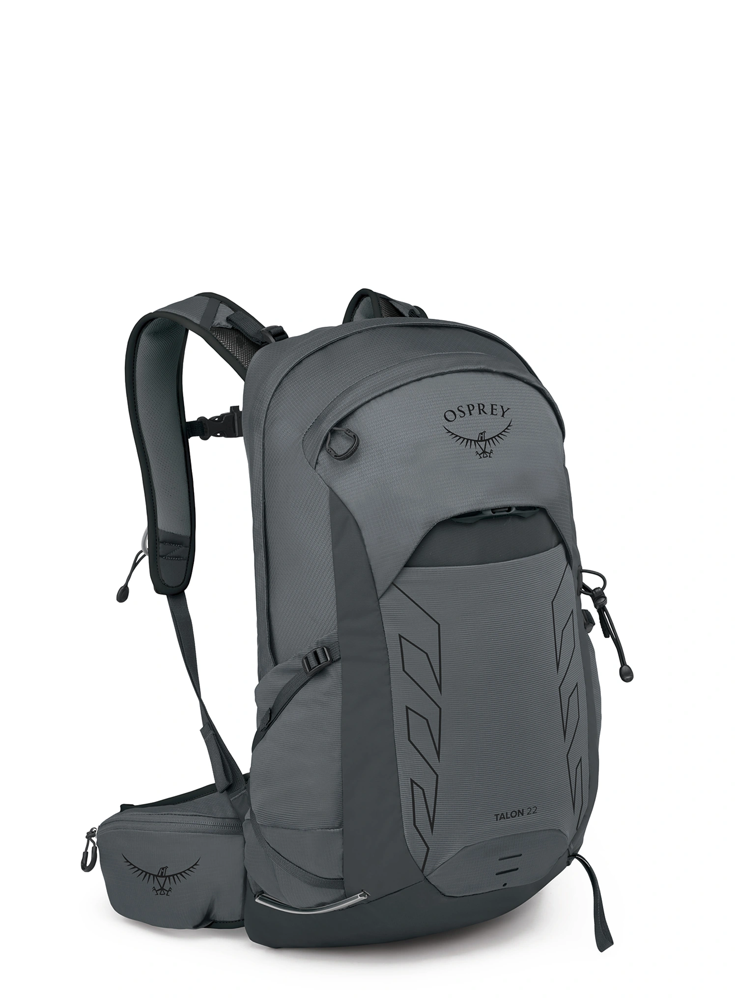 Wanderrucksack Osprey Talon 22 - phantom grey dark charcoal