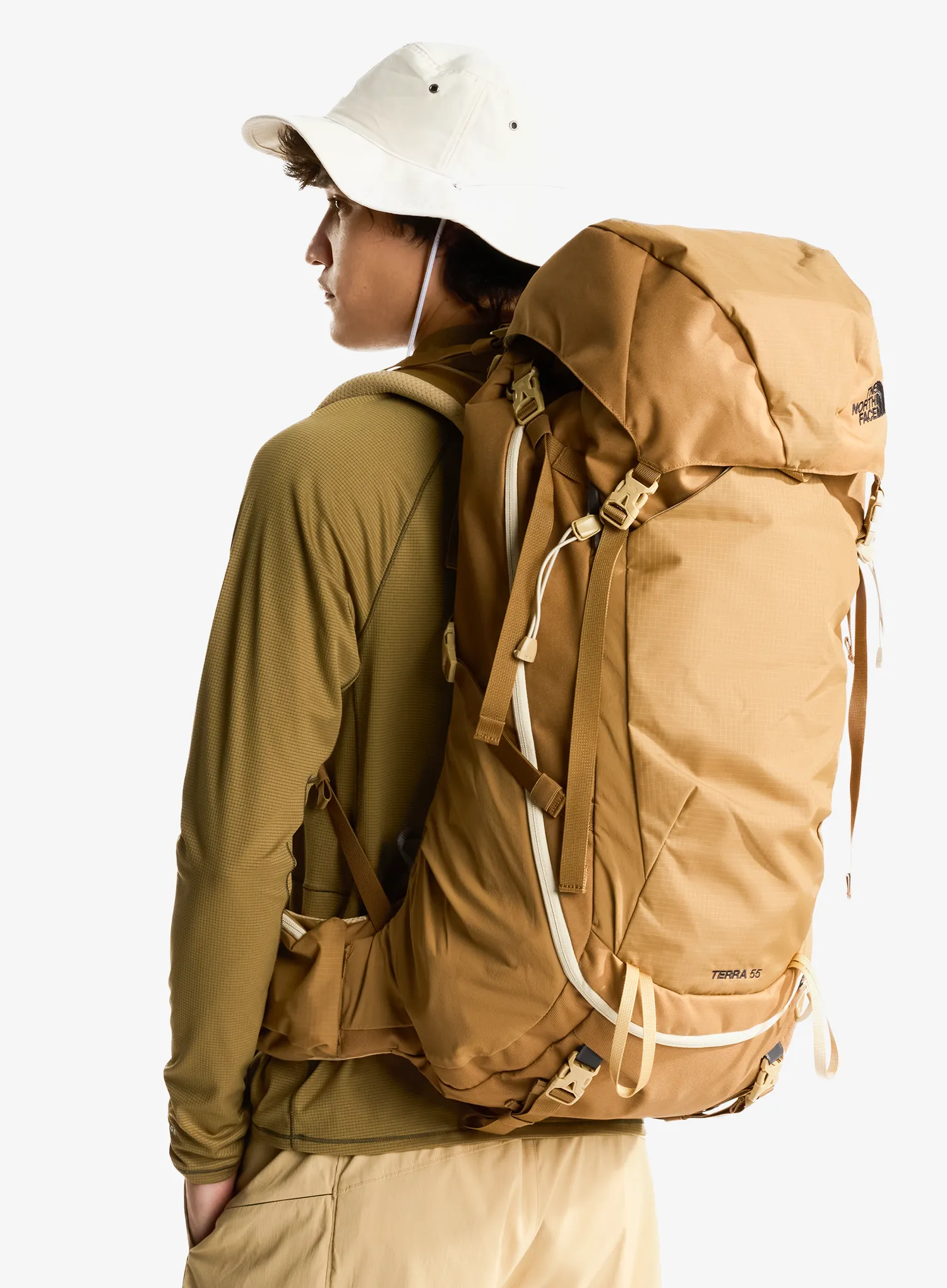 Wanderrucksack The North Face Terra 55 - utility brown/khaki stone