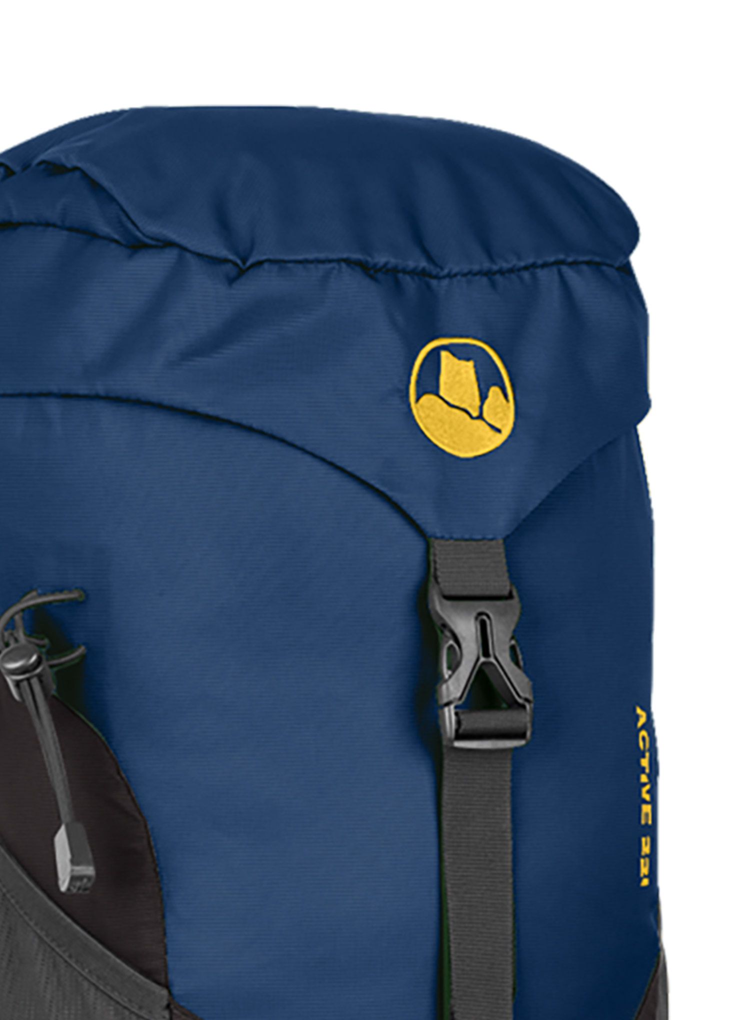 Rucksack mit Netzrücken Kohla Active 22L - navy peony/lemon curry/caviar
