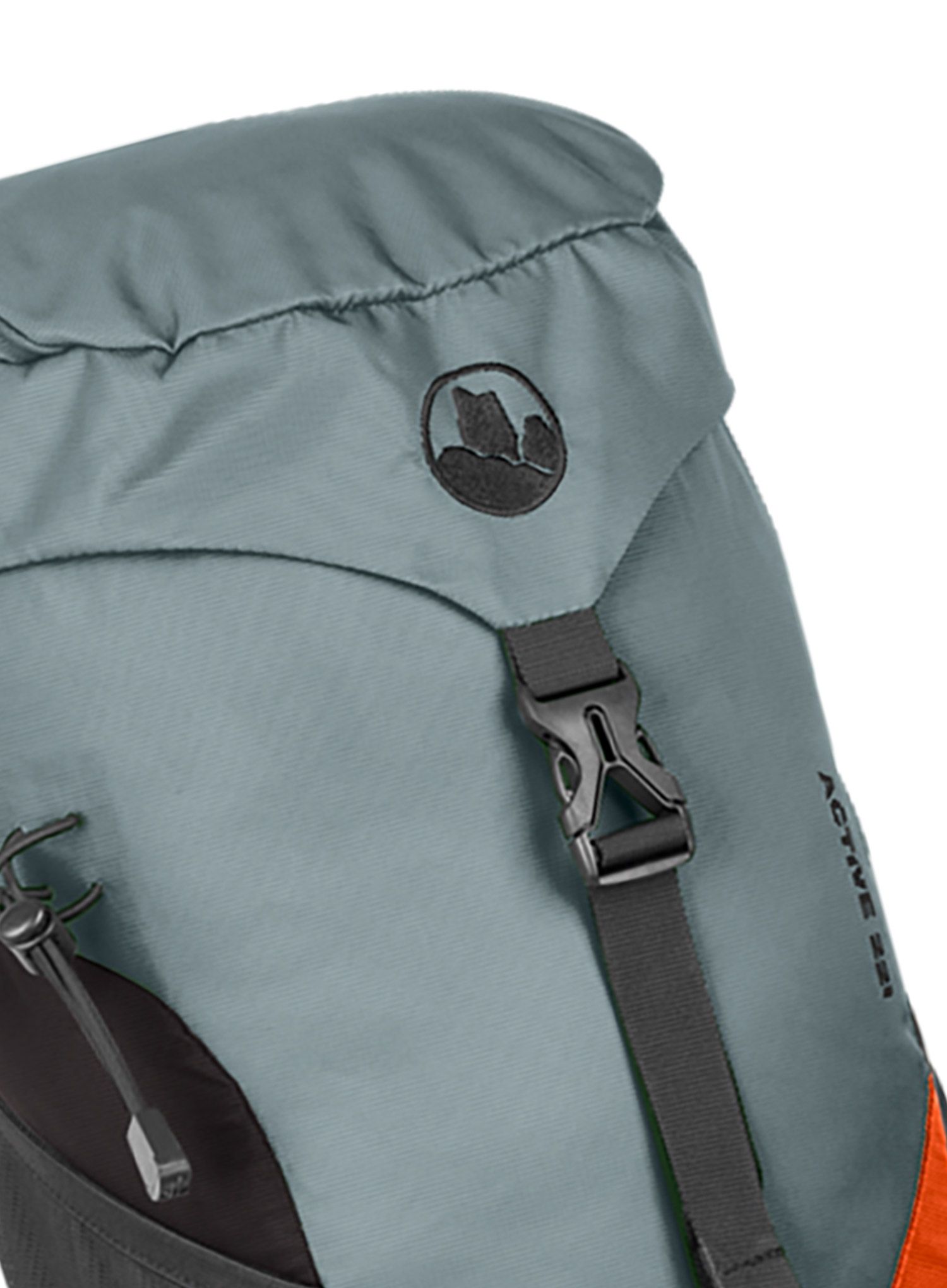Rucksack mit Netzrücken Kohla Active 22L - stormy sea/red orange/caviar
