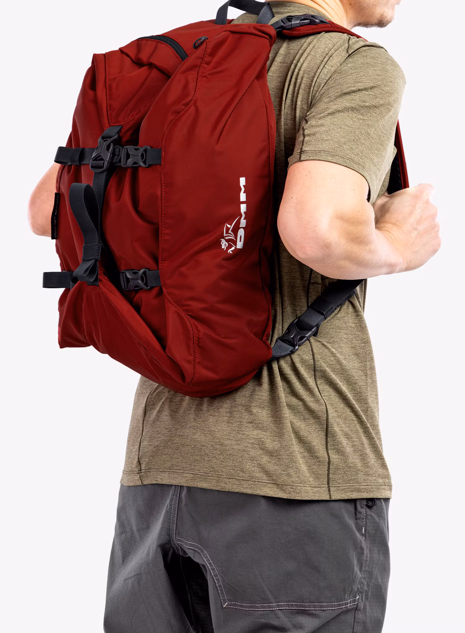Kletterrucksack DMM Classic Rope Bag - red