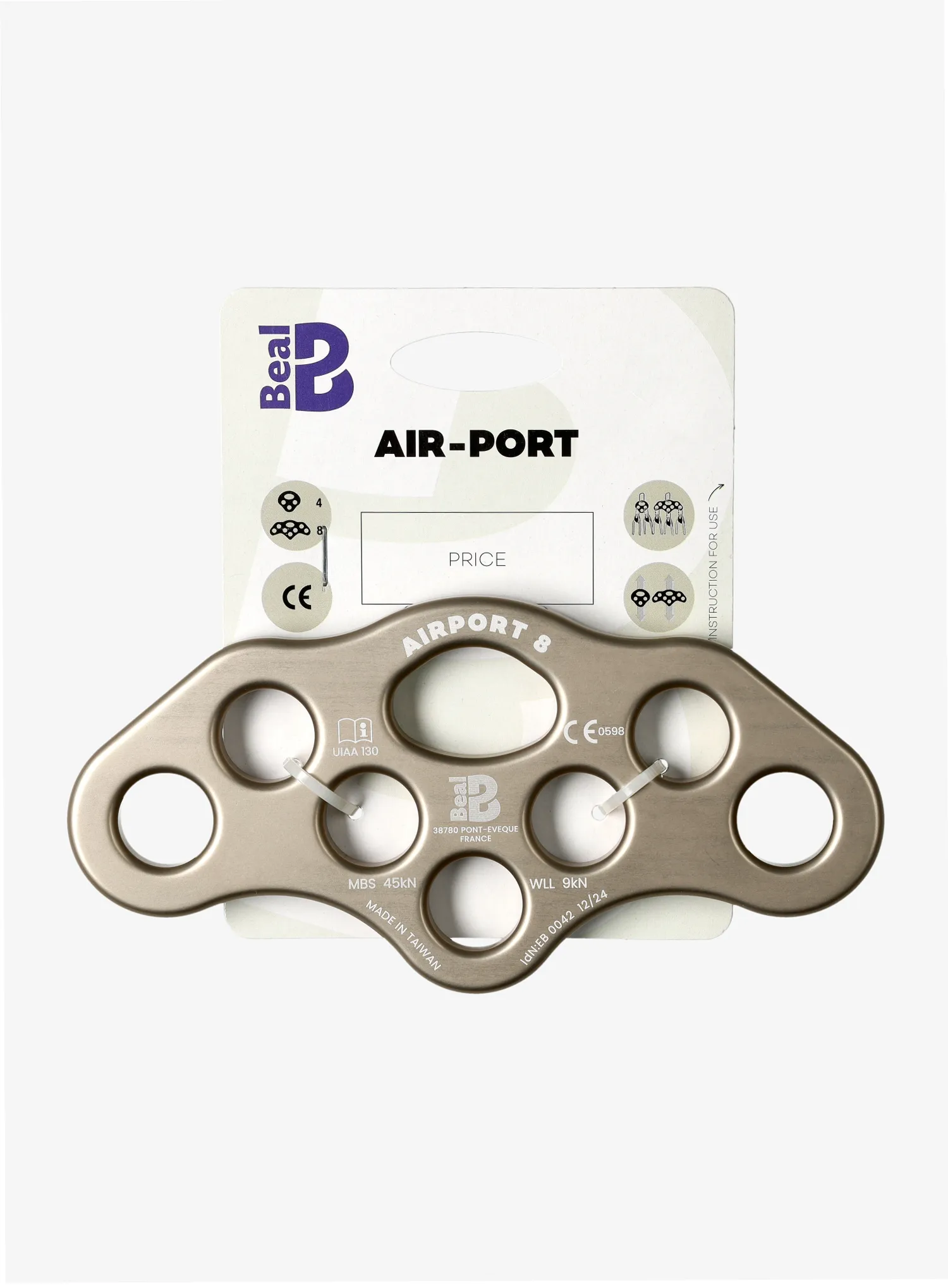 Riggingplatte Beal Air-Port 8 - stone